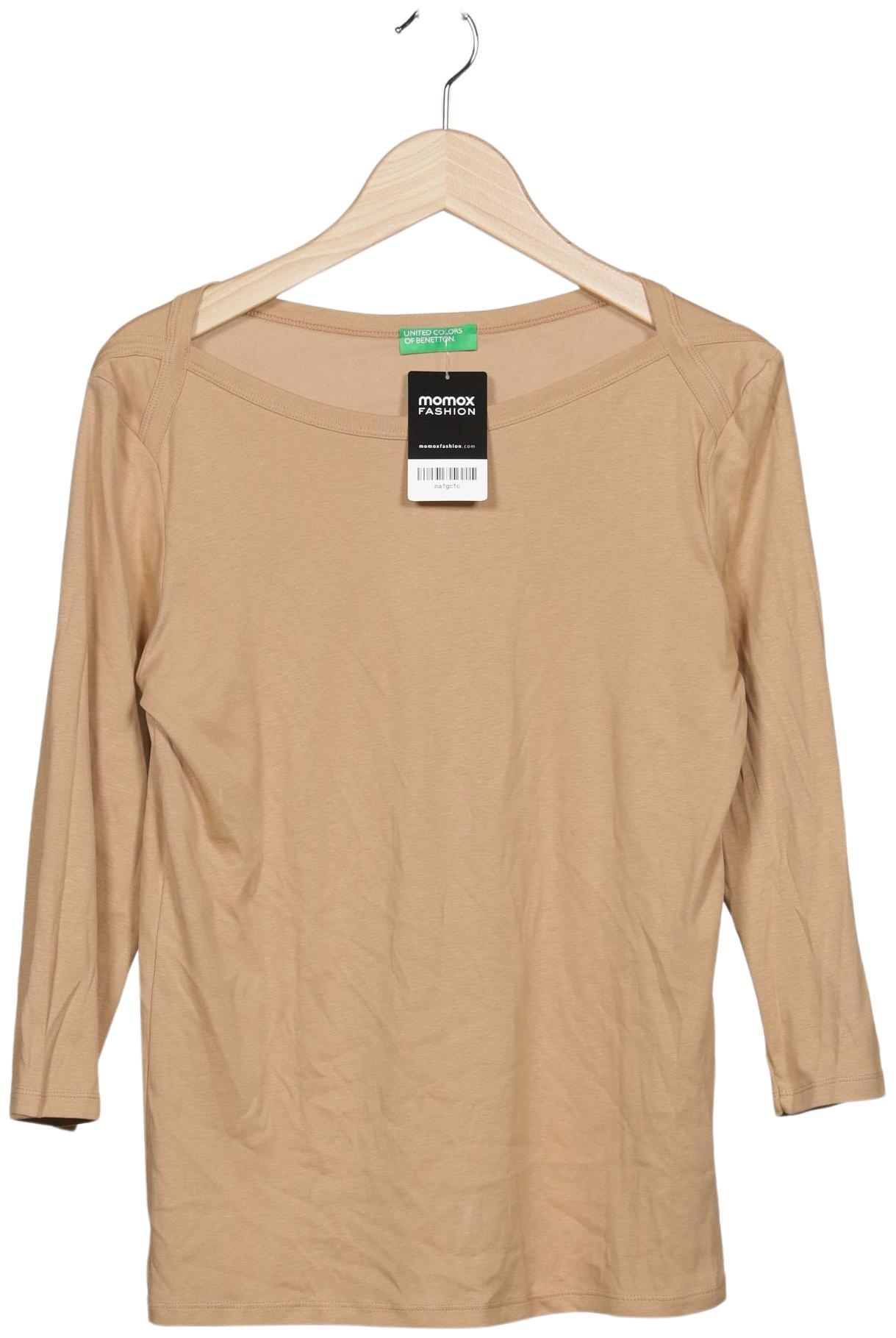 

United Colors OF Benetton Damen Langarmshirt, beige, Gr. 42