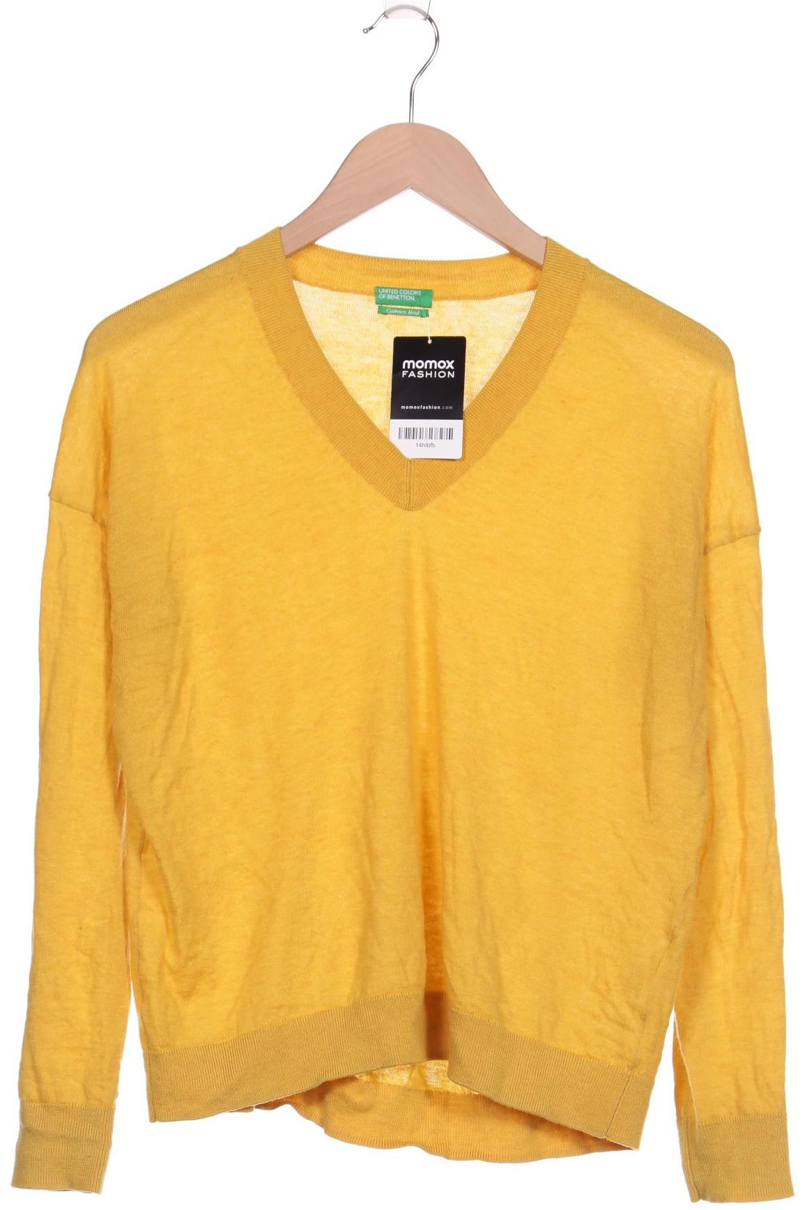 

United Colors OF Benetton Damen Pullover, gelb, Gr. 34