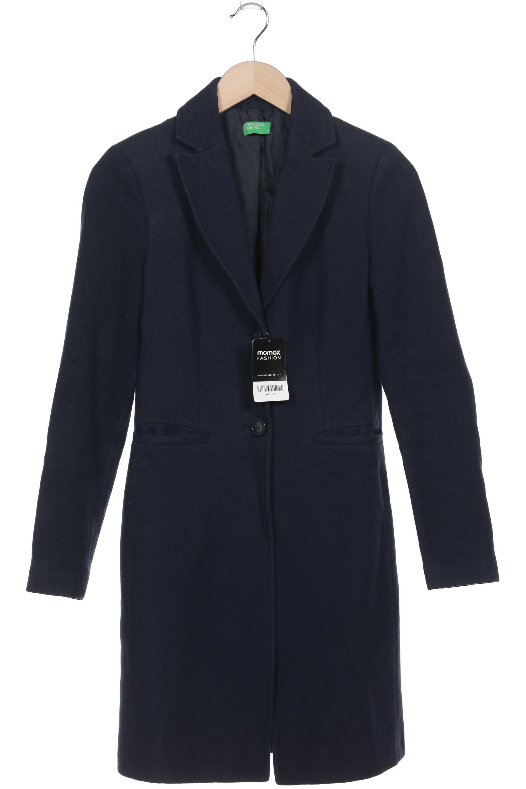 

United Colors OF Benetton Damen Mantel, marineblau, Gr. 34