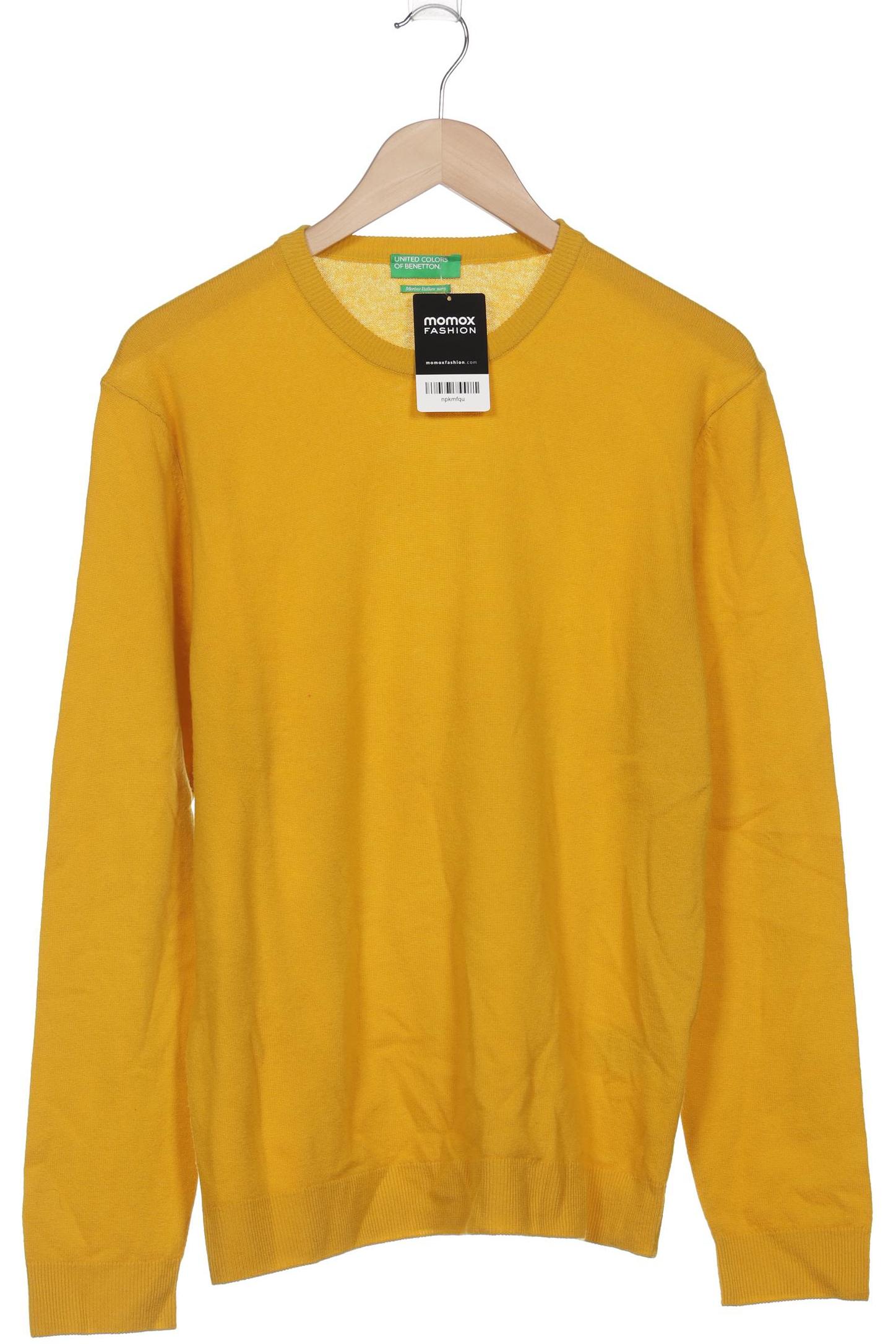 

United Colors OF Benetton Herren Pullover, gelb, Gr. 52