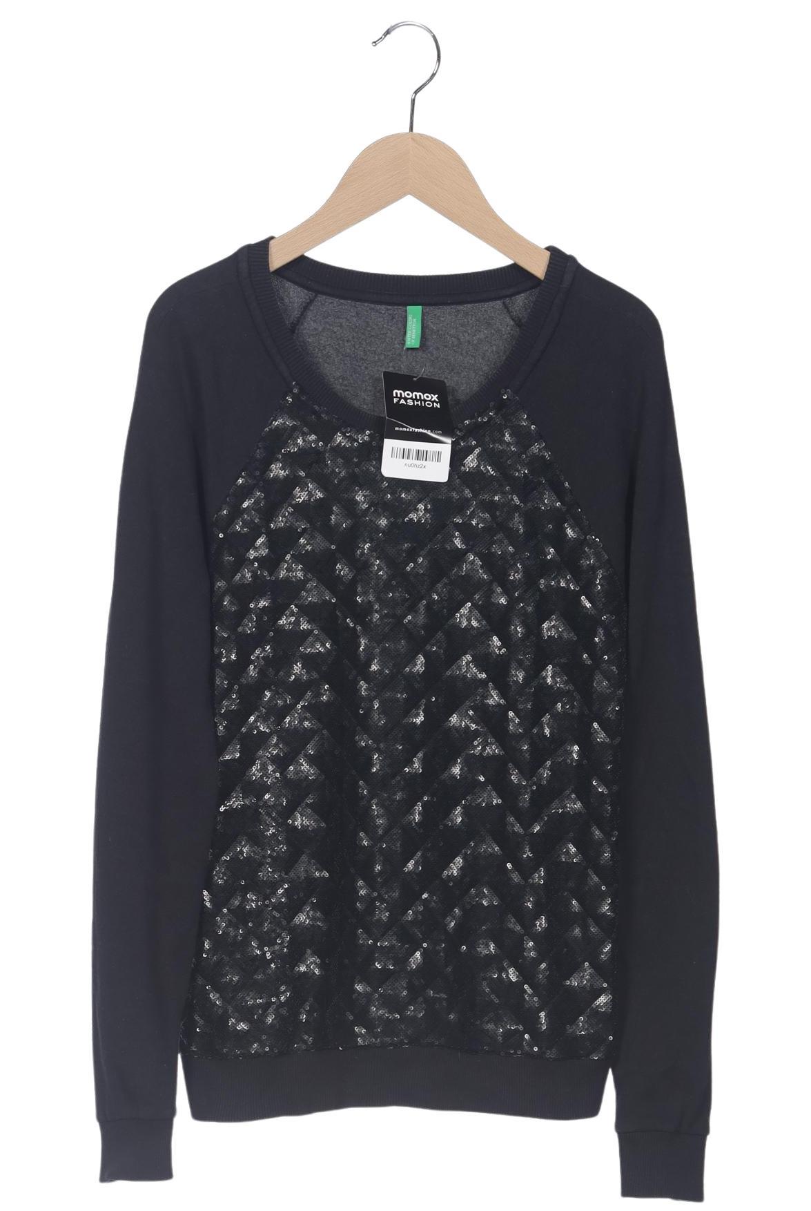 

United Colors OF Benetton Damen Sweatshirt, schwarz, Gr. 36