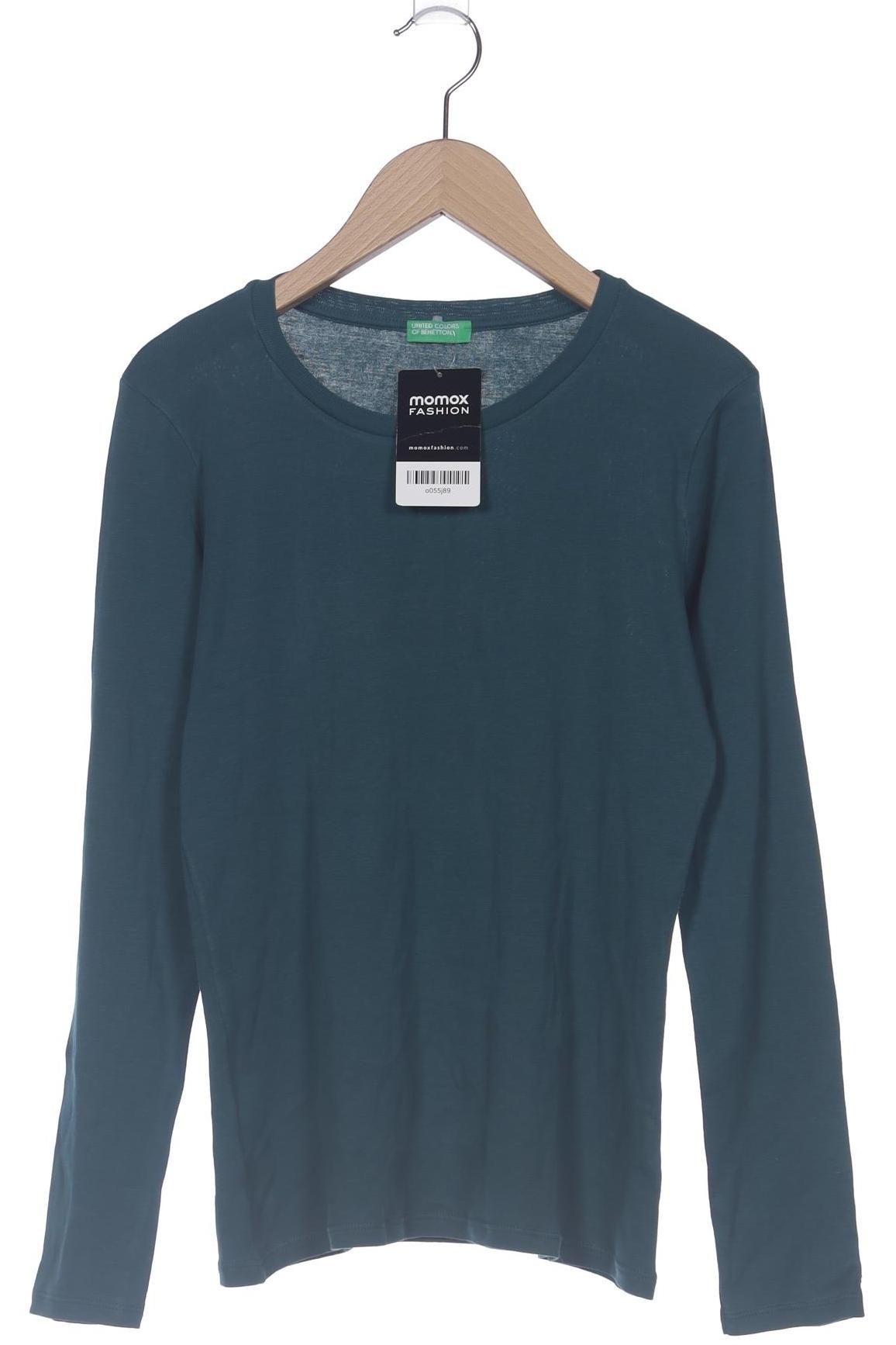 

United Colors OF Benetton Damen Langarmshirt, türkis, Gr. 36