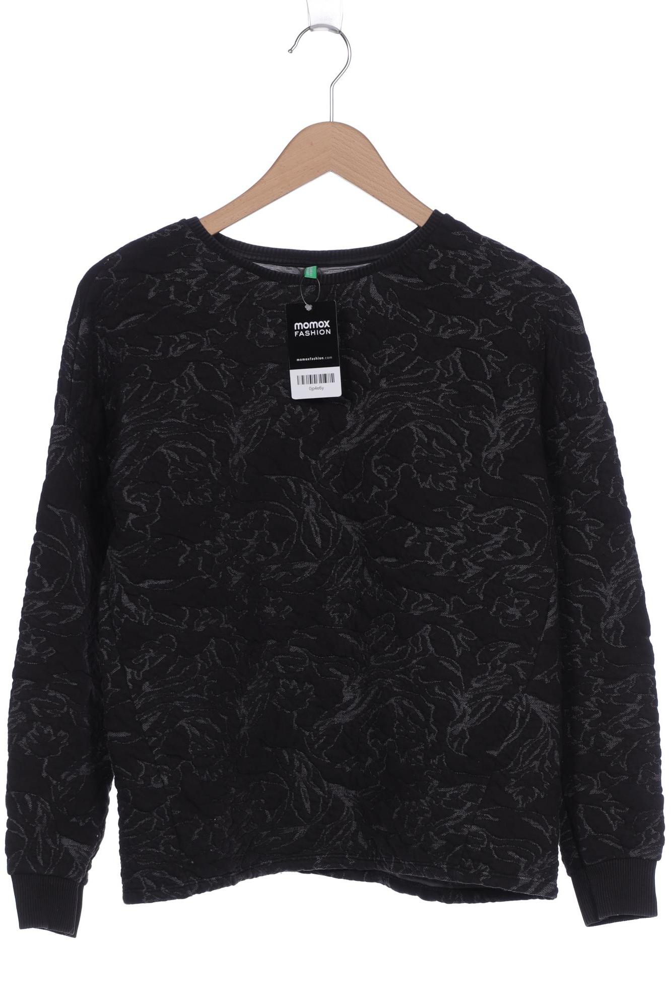 

United Colors OF Benetton Damen Sweatshirt, schwarz, Gr. 36