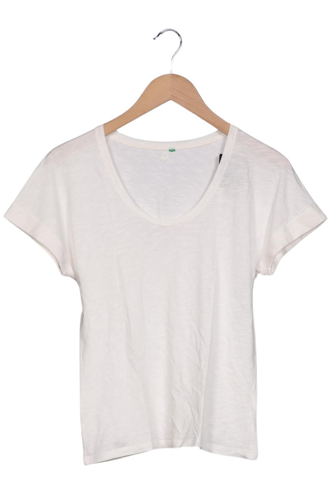 

United Colors OF Benetton Damen T-Shirt, cremeweiß, Gr. 36