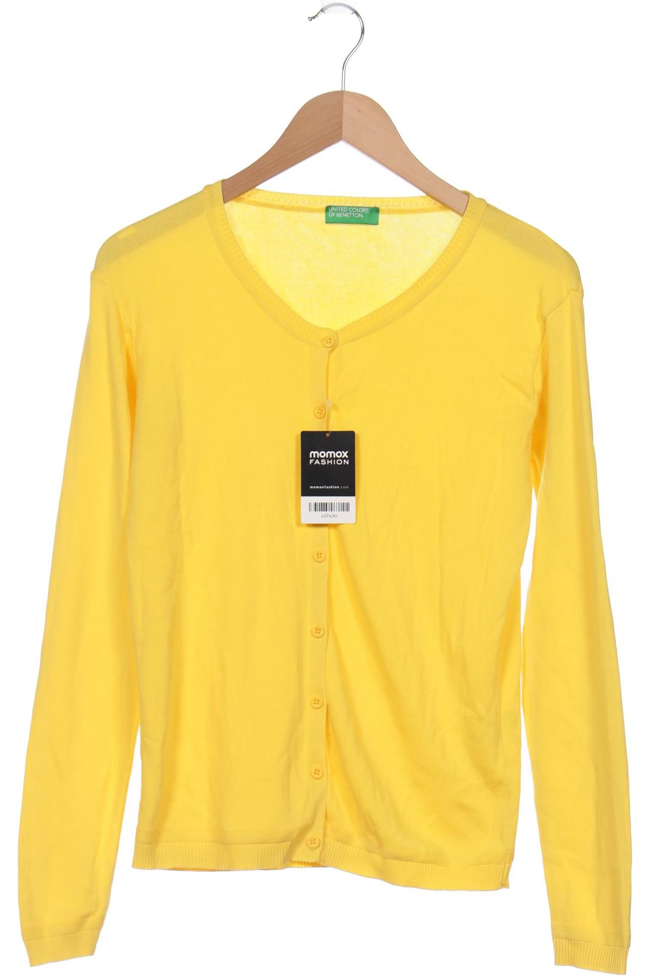 

UNITED COLORS OF BENETTON Damen Strickjacke, gelb