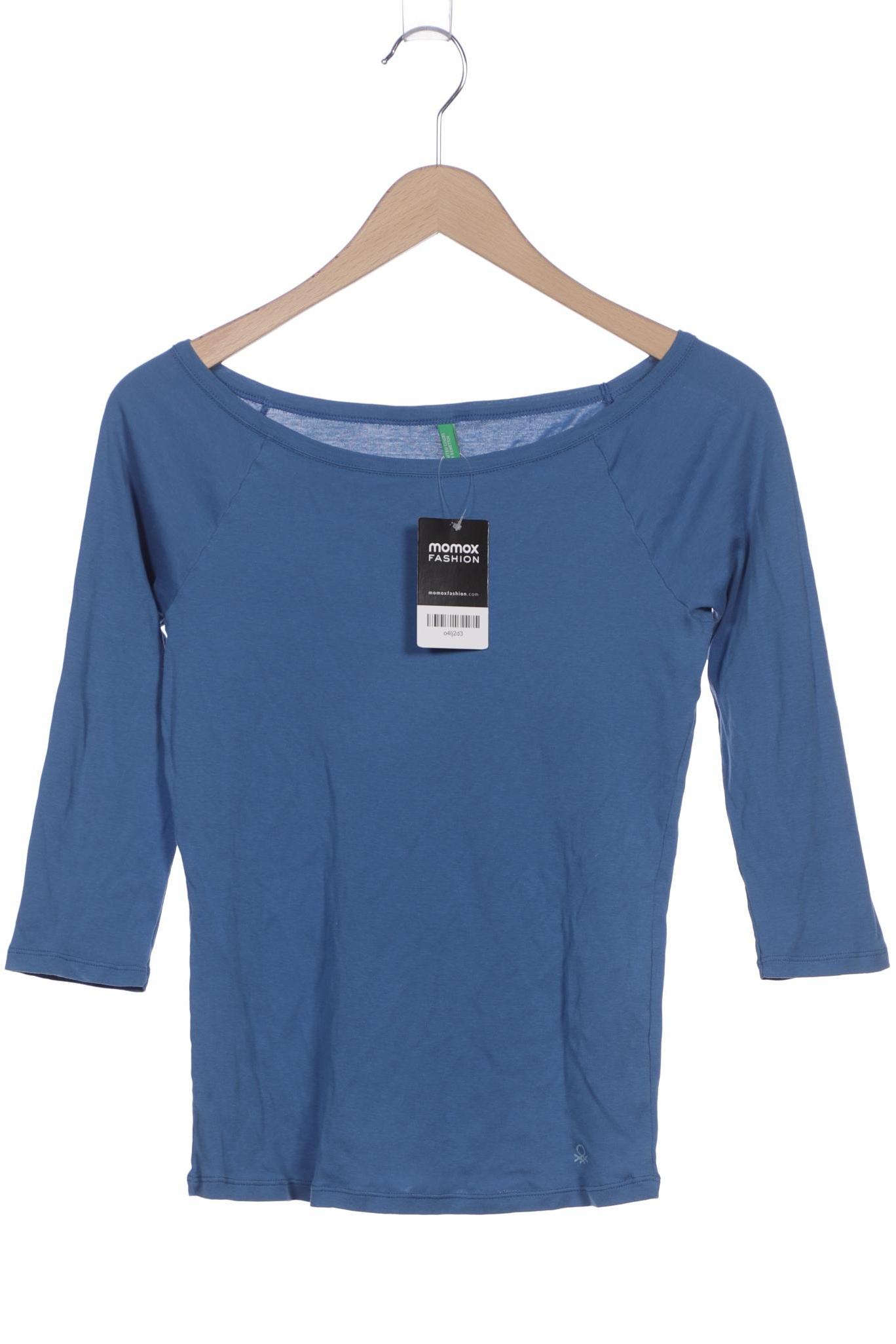 

United Colors OF Benetton Damen Langarmshirt, blau, Gr. 36