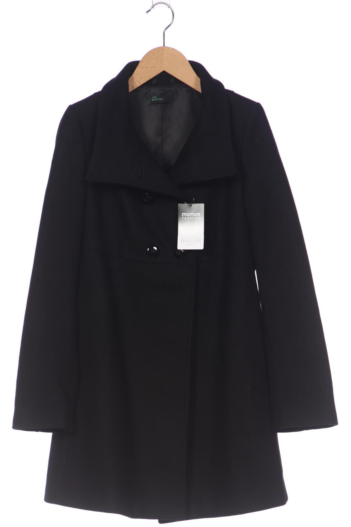 

United Colors OF Benetton Damen Mantel, schwarz, Gr. 38