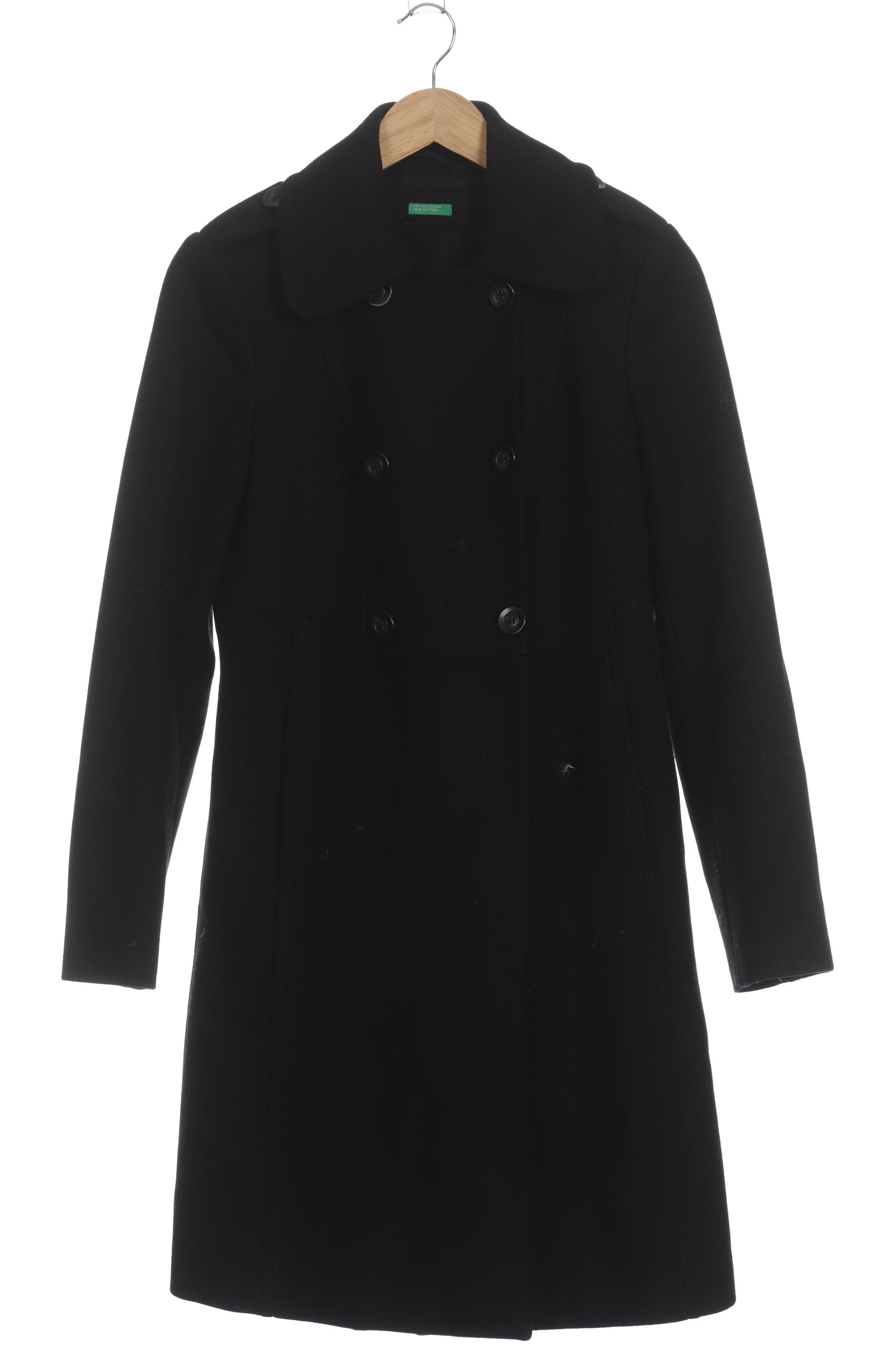

United Colors OF Benetton Damen Mantel, schwarz, Gr. 42