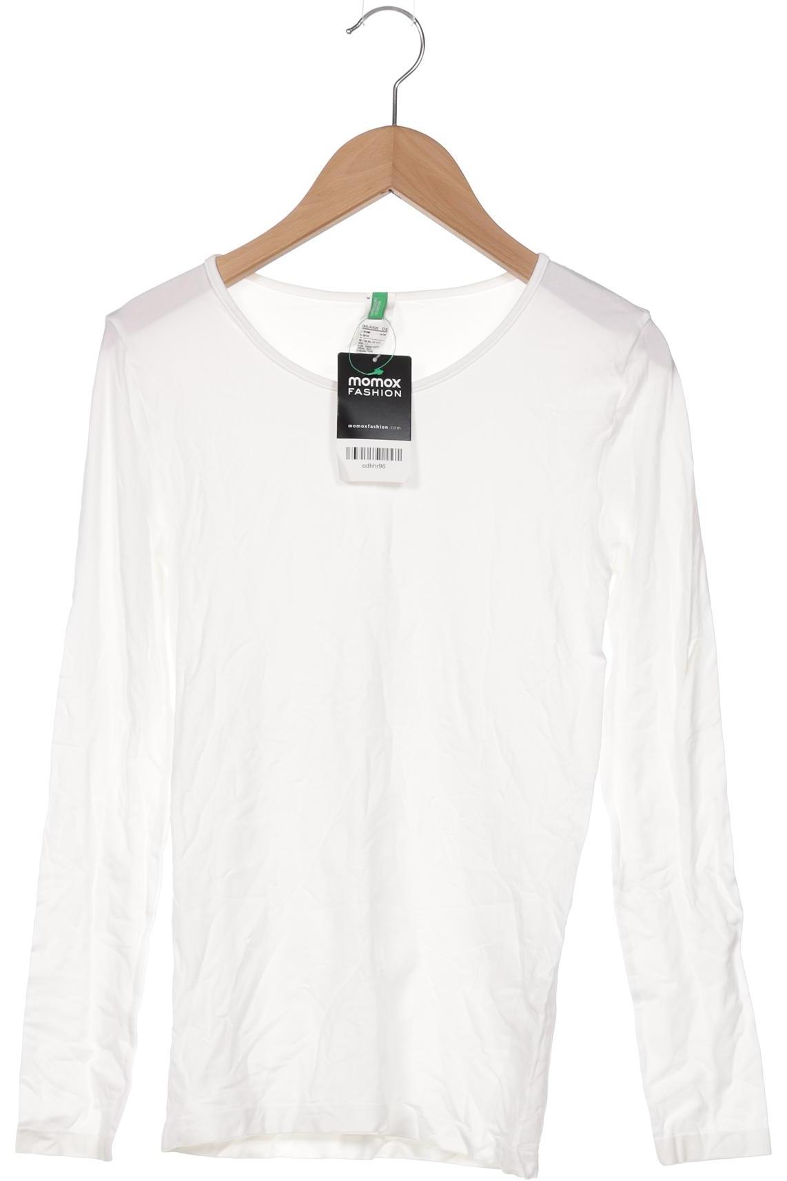 

United Colors OF Benetton Damen Langarmshirt, cremeweiß, Gr. uni