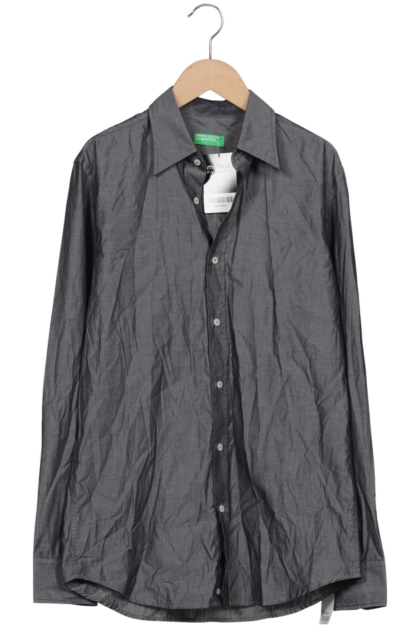 

United Colors OF Benetton Herren Hemd, grau, Gr. 46