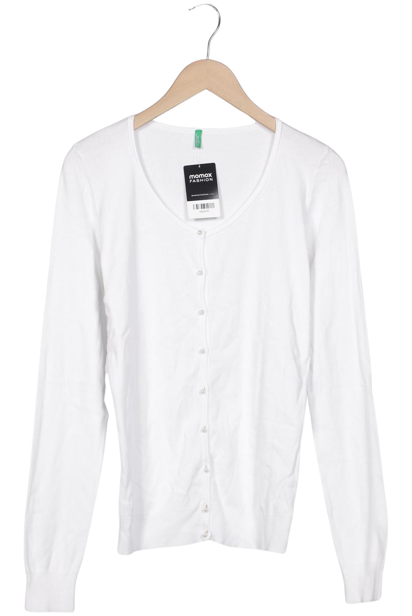 

United Colors OF Benetton Damen Strickjacke, weiß, Gr. 44