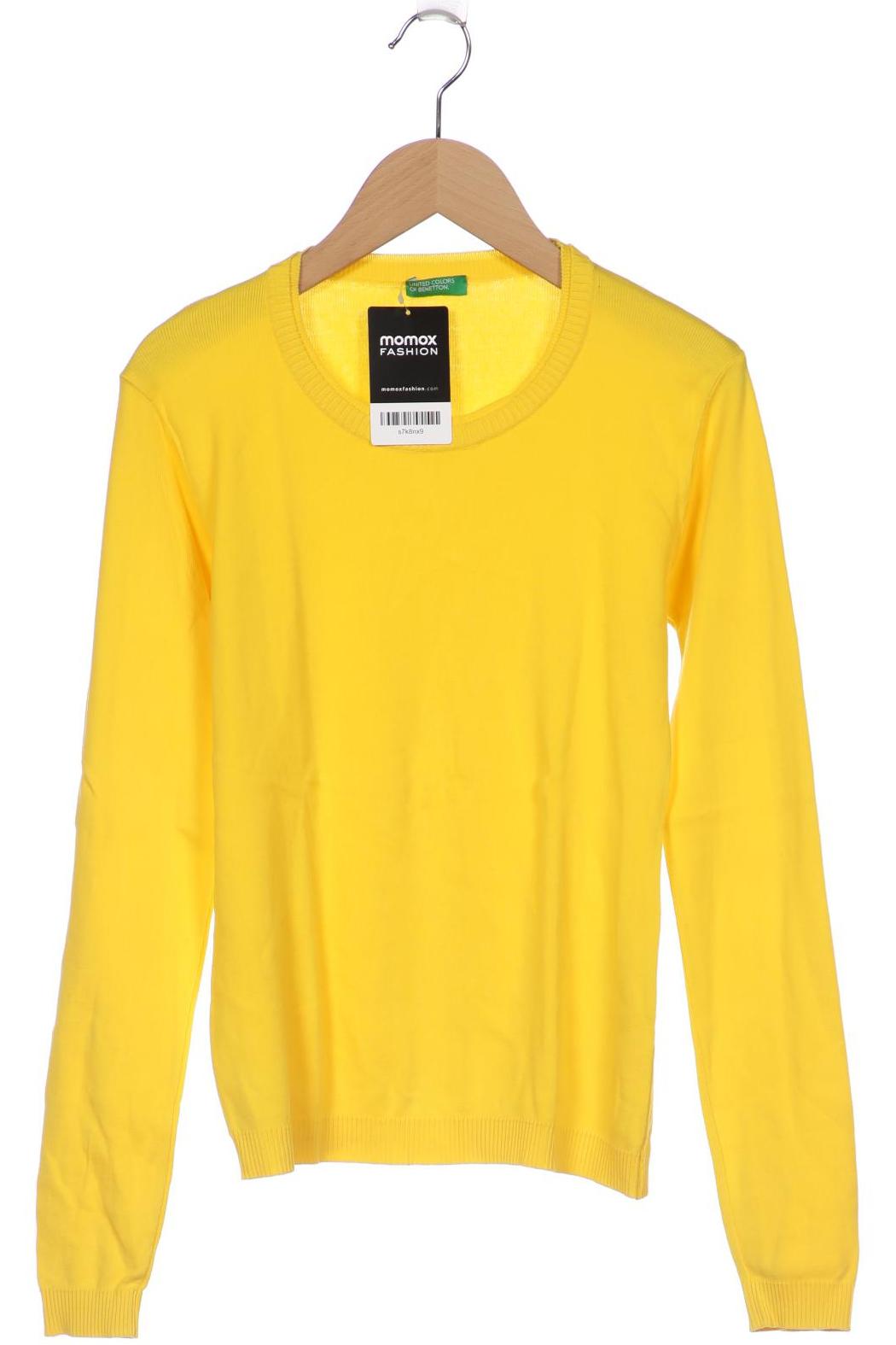 

United Colors OF Benetton Damen Pullover, gelb, Gr. 36