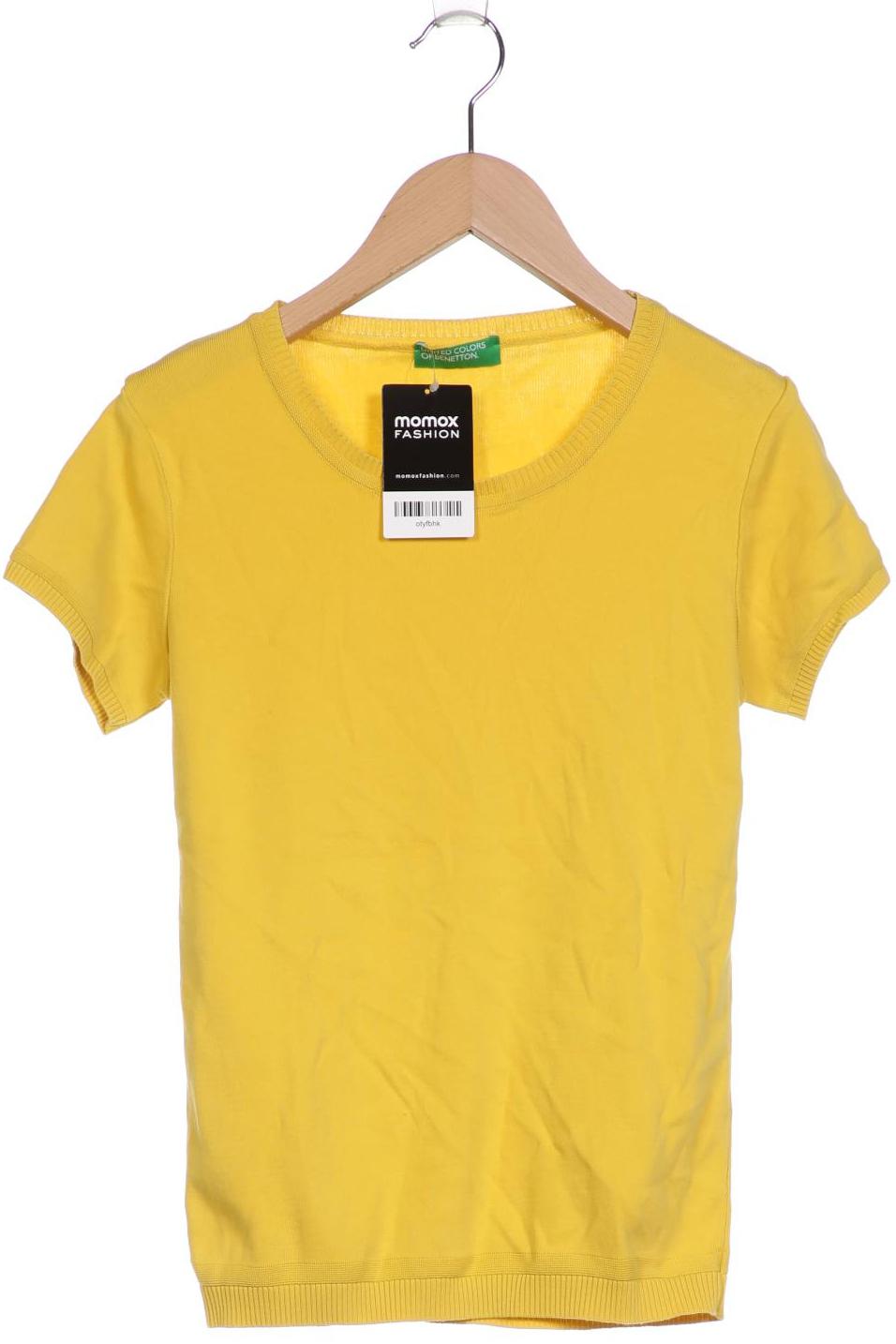 

United Colors OF Benetton Damen Pullover, gelb, Gr. 36