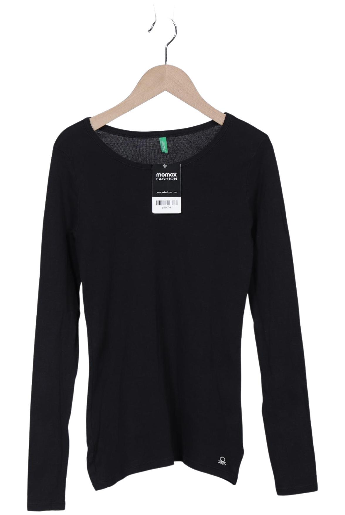 

United Colors OF Benetton Damen Langarmshirt, schwarz, Gr. 36