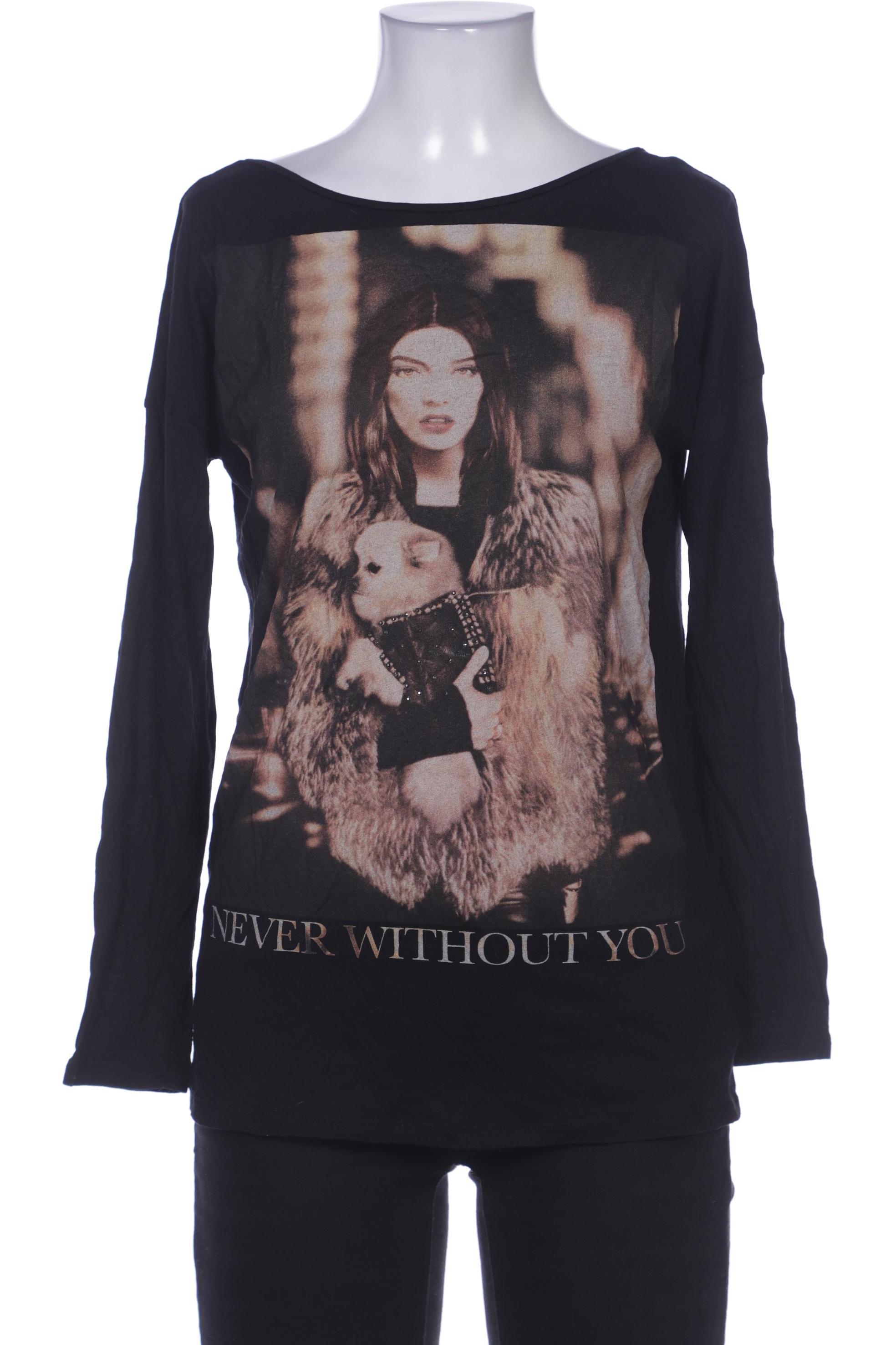 

United Colors OF Benetton Damen Langarmshirt, schwarz, Gr. 36