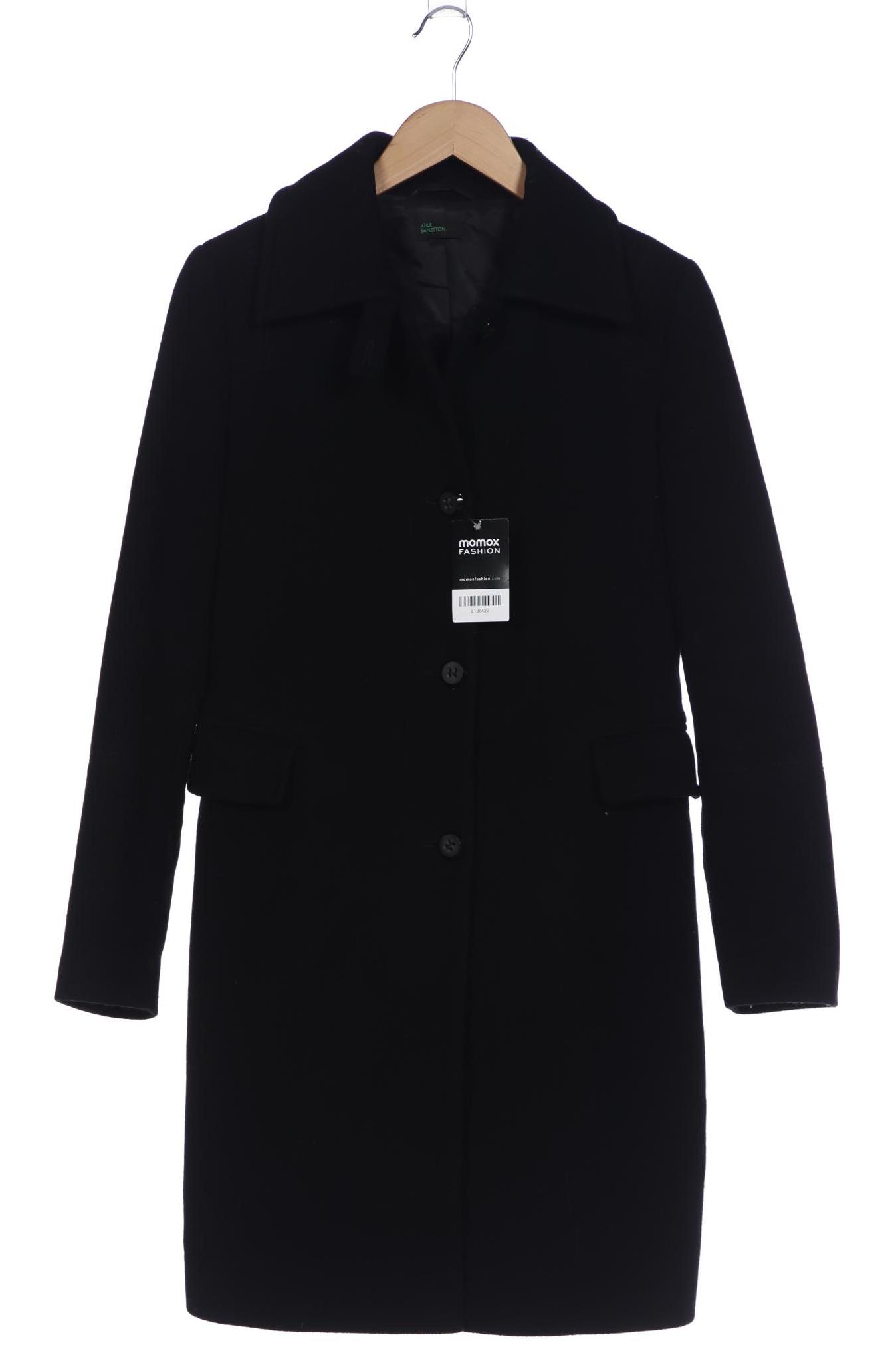 

United Colors OF Benetton Damen Mantel, schwarz, Gr. 42