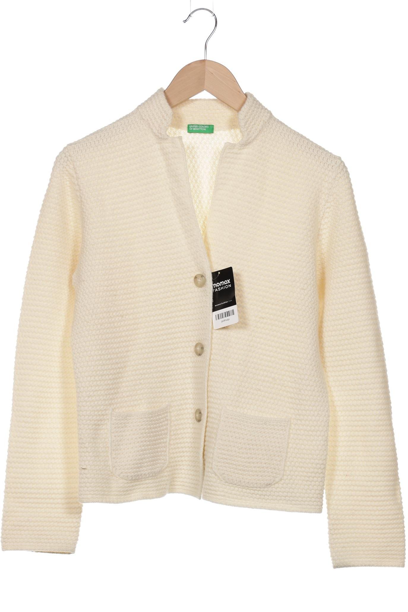 

United Colors OF Benetton Damen Strickjacke, cremeweiß, Gr. 36