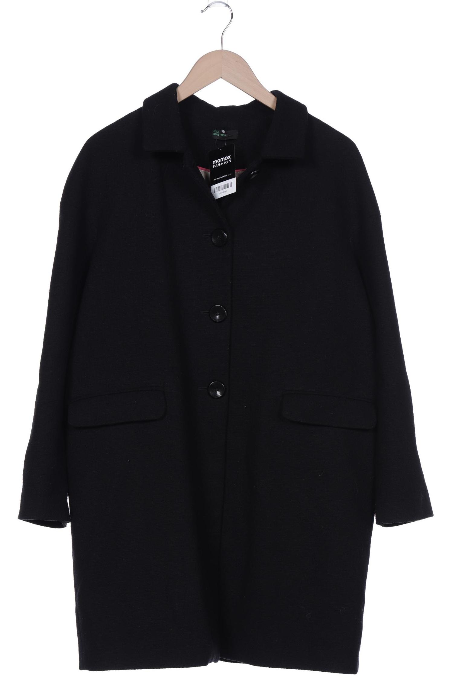 

United Colors OF Benetton Damen Mantel, schwarz, Gr. 46