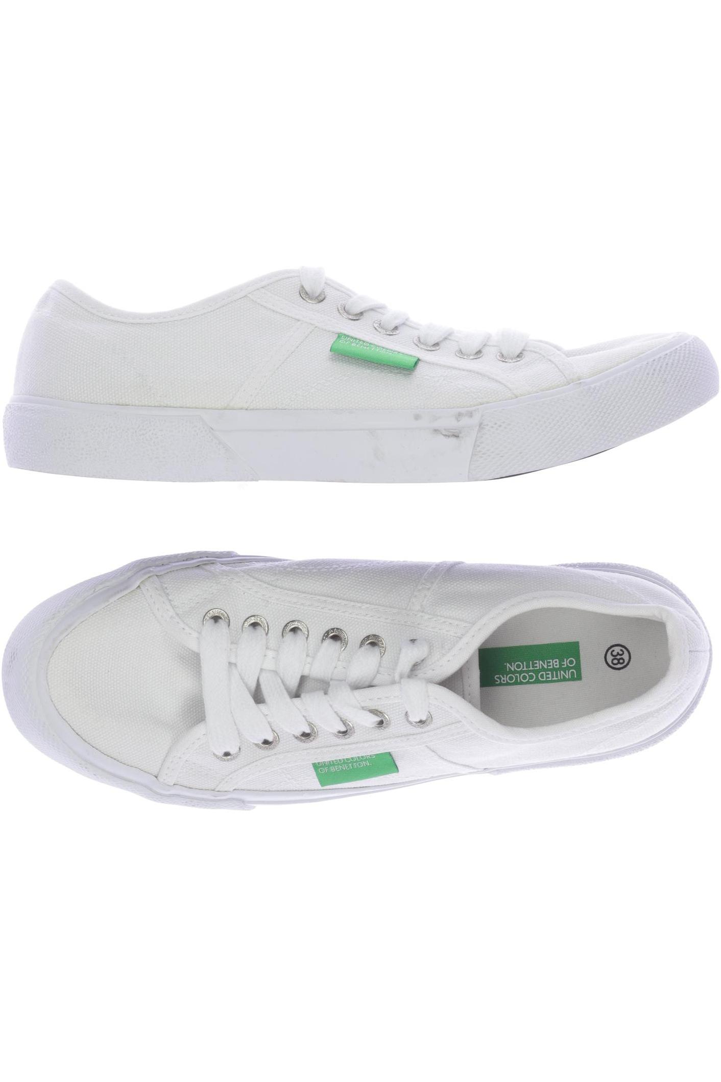 

UNITED COLORS OF BENETTON Damen Sneakers, weiß