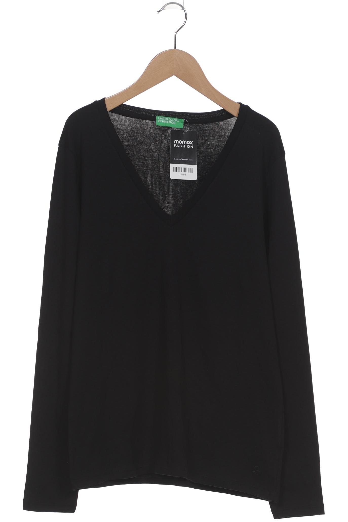 

United Colors OF Benetton Damen Langarmshirt, schwarz, Gr. 44