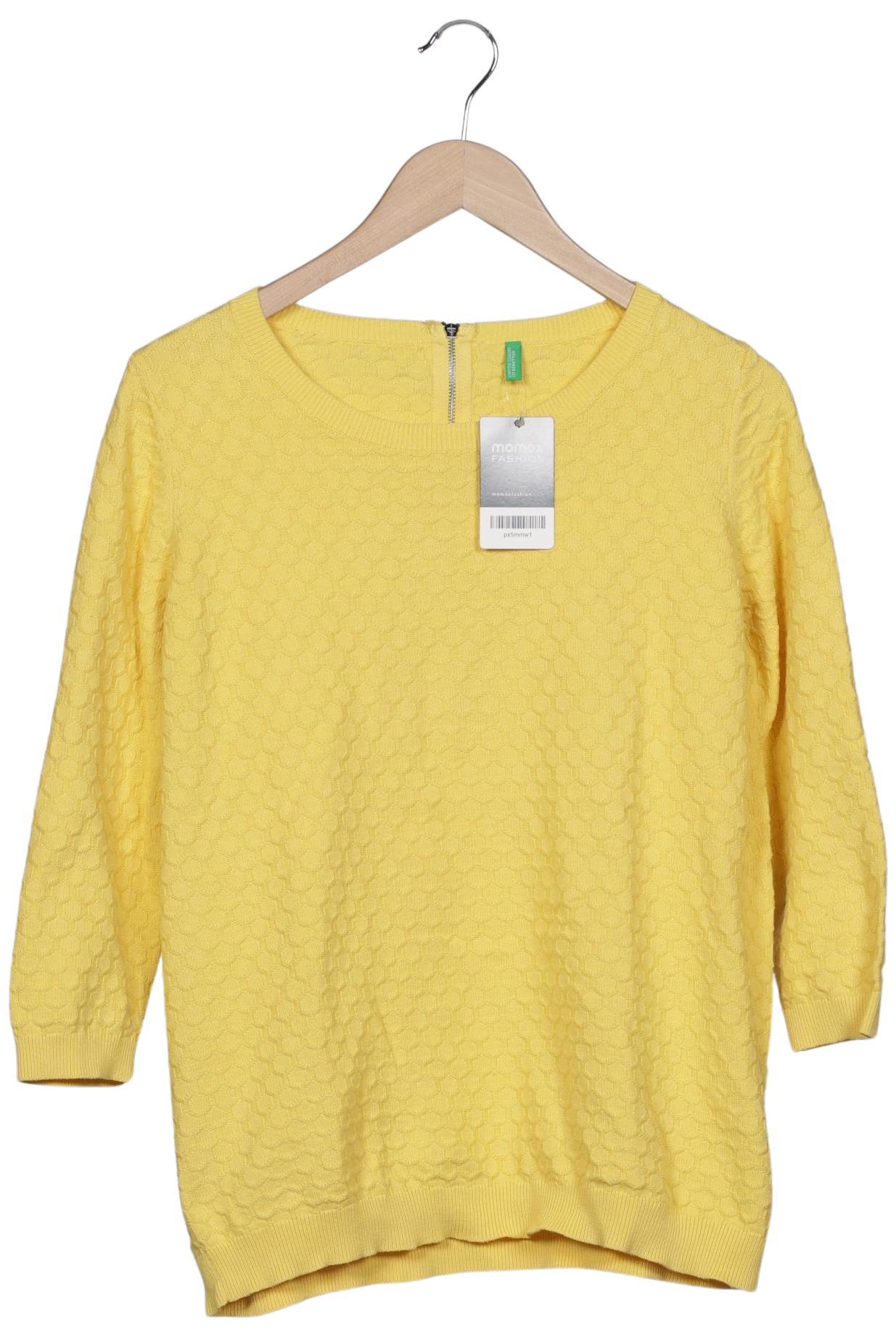 

United Colors OF Benetton Damen Pullover, gelb, Gr. 38
