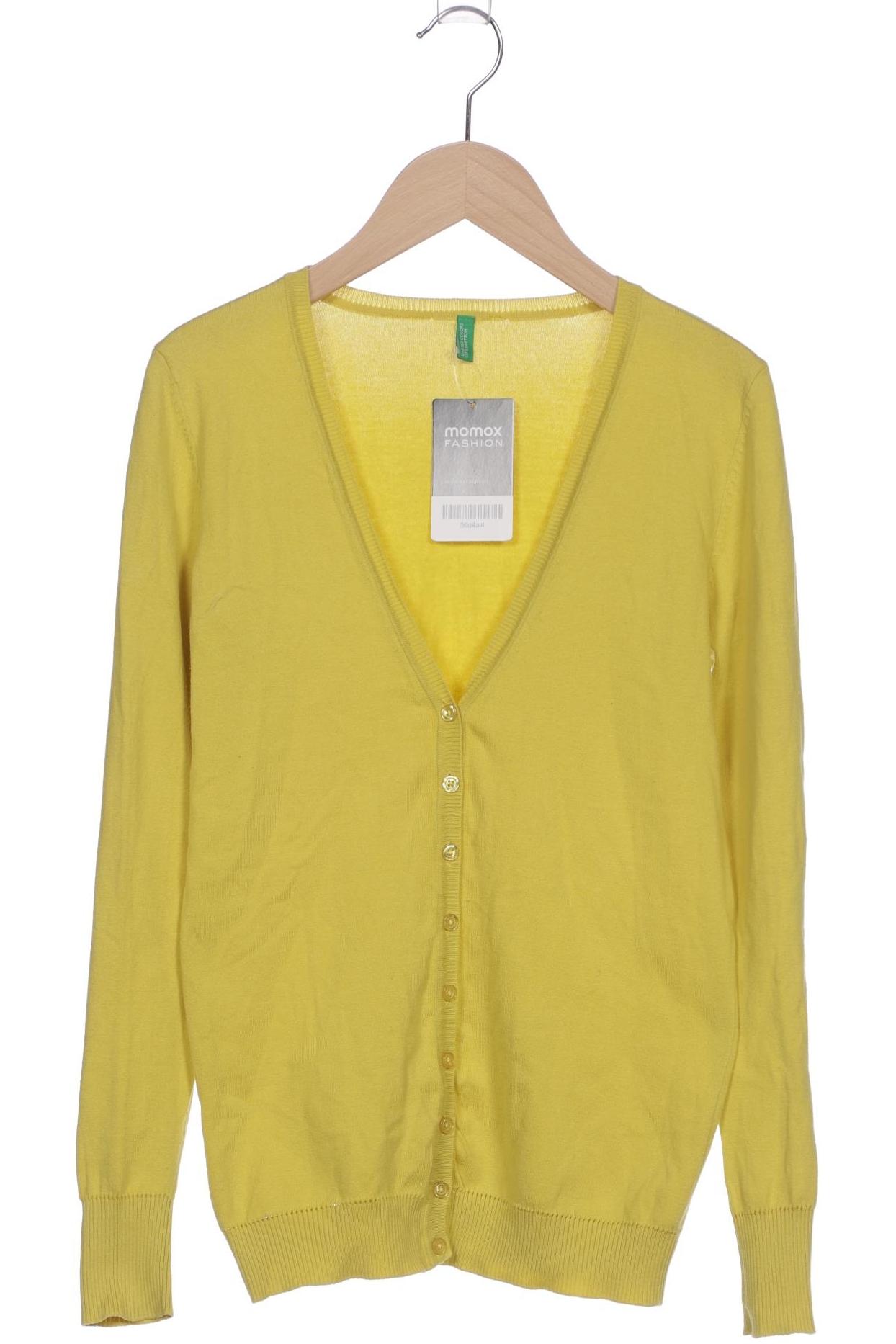 

United Colors OF Benetton Damen Strickjacke, gelb, Gr. 38