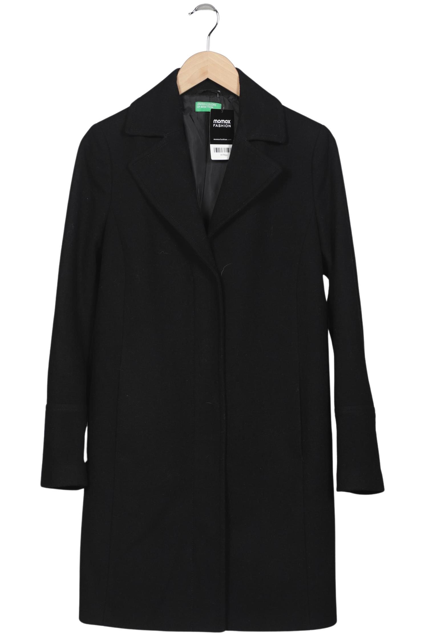 

United Colors OF Benetton Damen Mantel, schwarz, Gr. 36