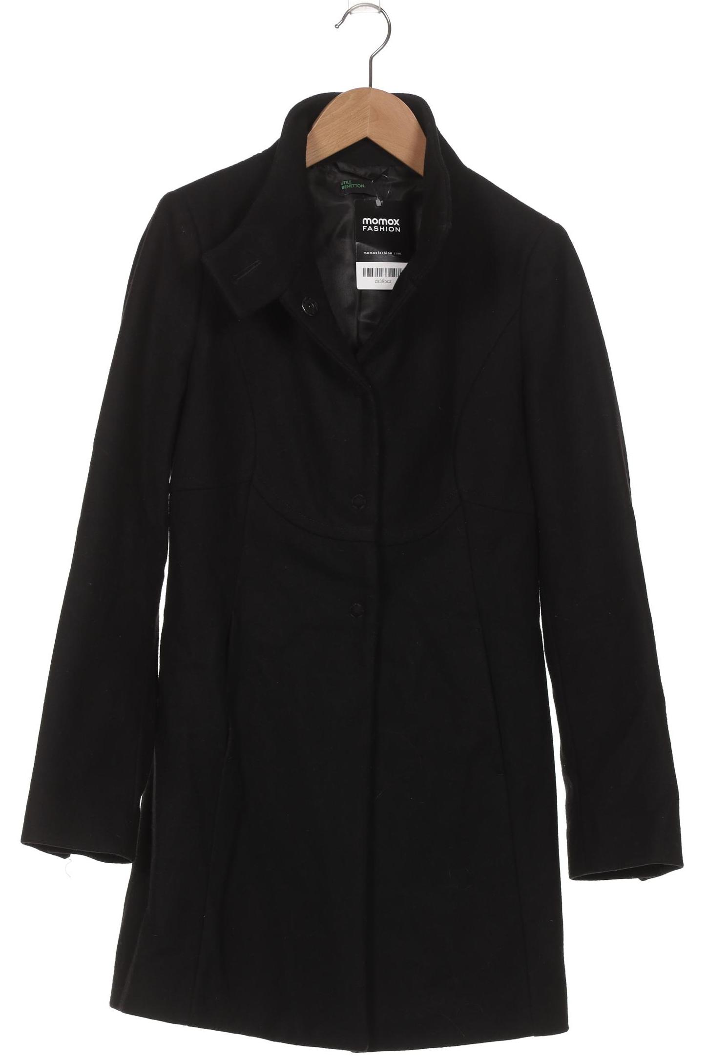 

United Colors OF Benetton Damen Mantel, schwarz, Gr. 40