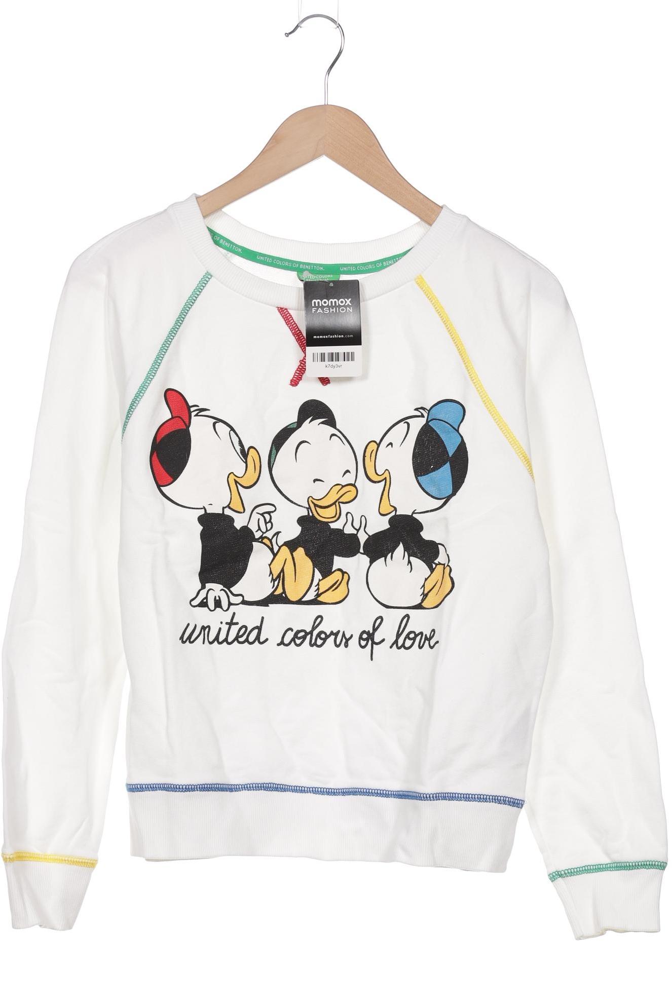 

United Colors OF Benetton Damen Sweatshirt, weiß, Gr. 42