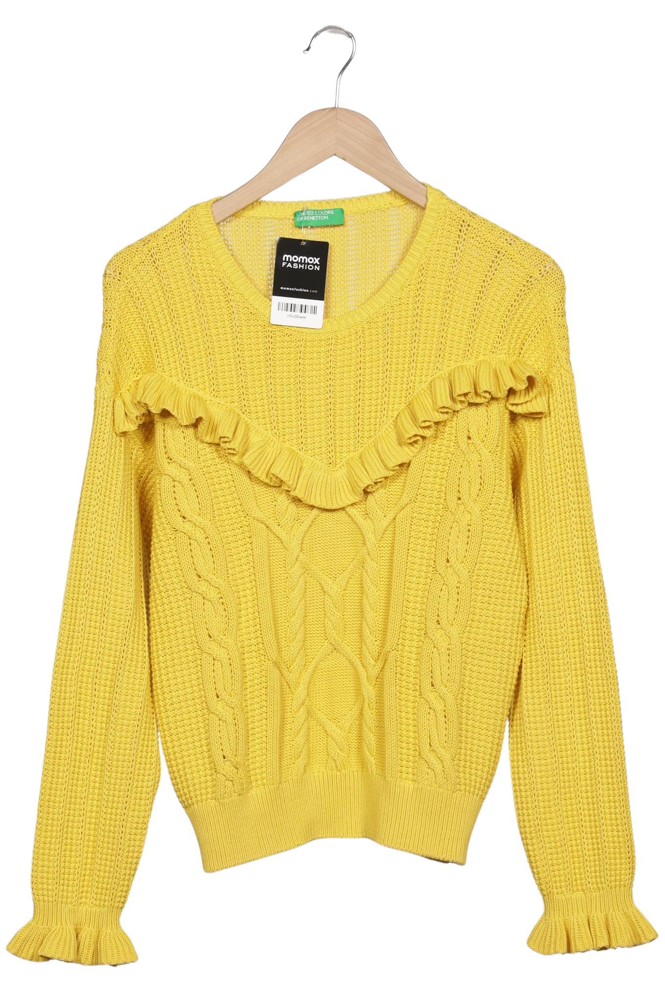 

United Colors OF Benetton Damen Pullover, gelb, Gr. 38