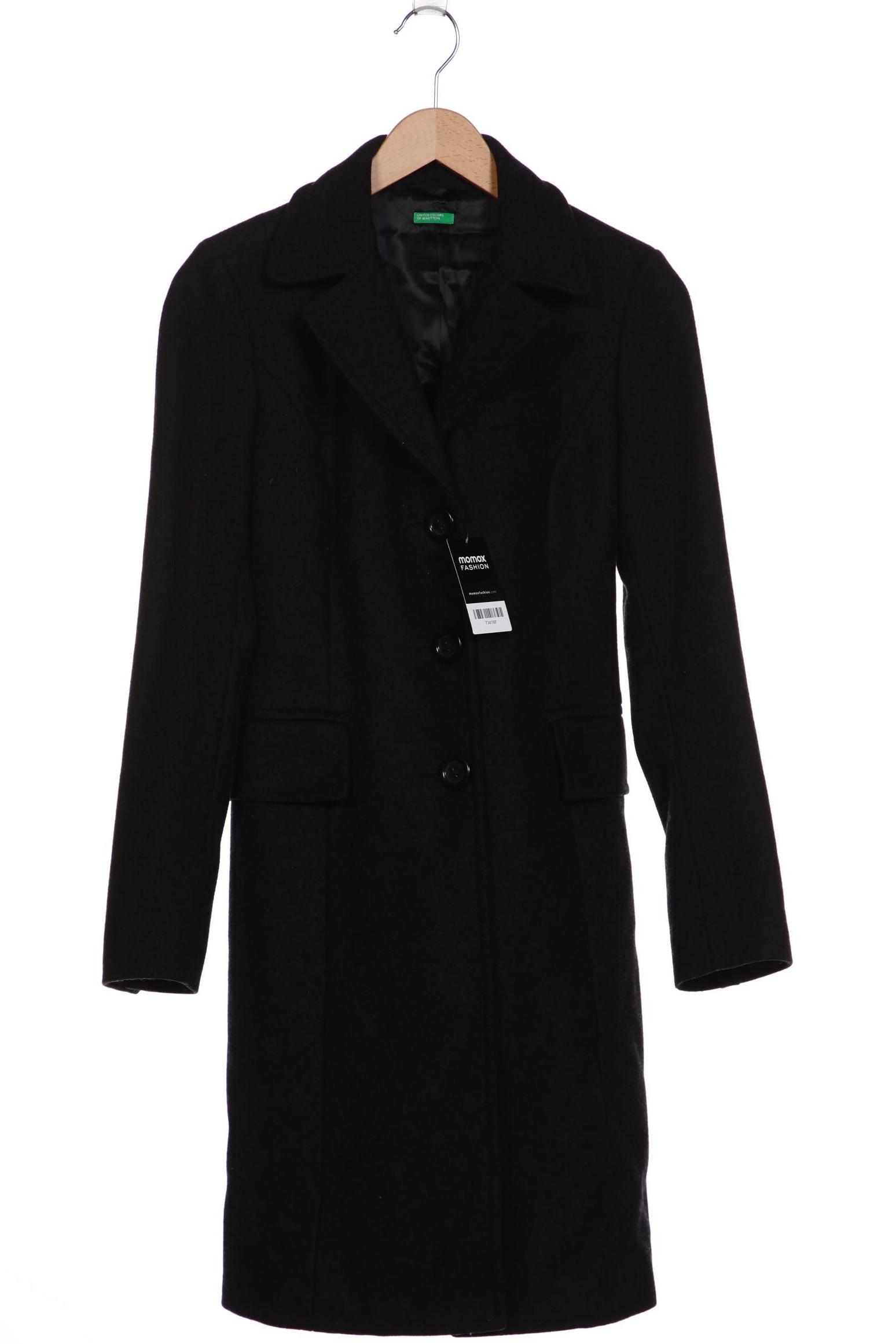 

United Colors OF Benetton Damen Mantel, schwarz, Gr. 42