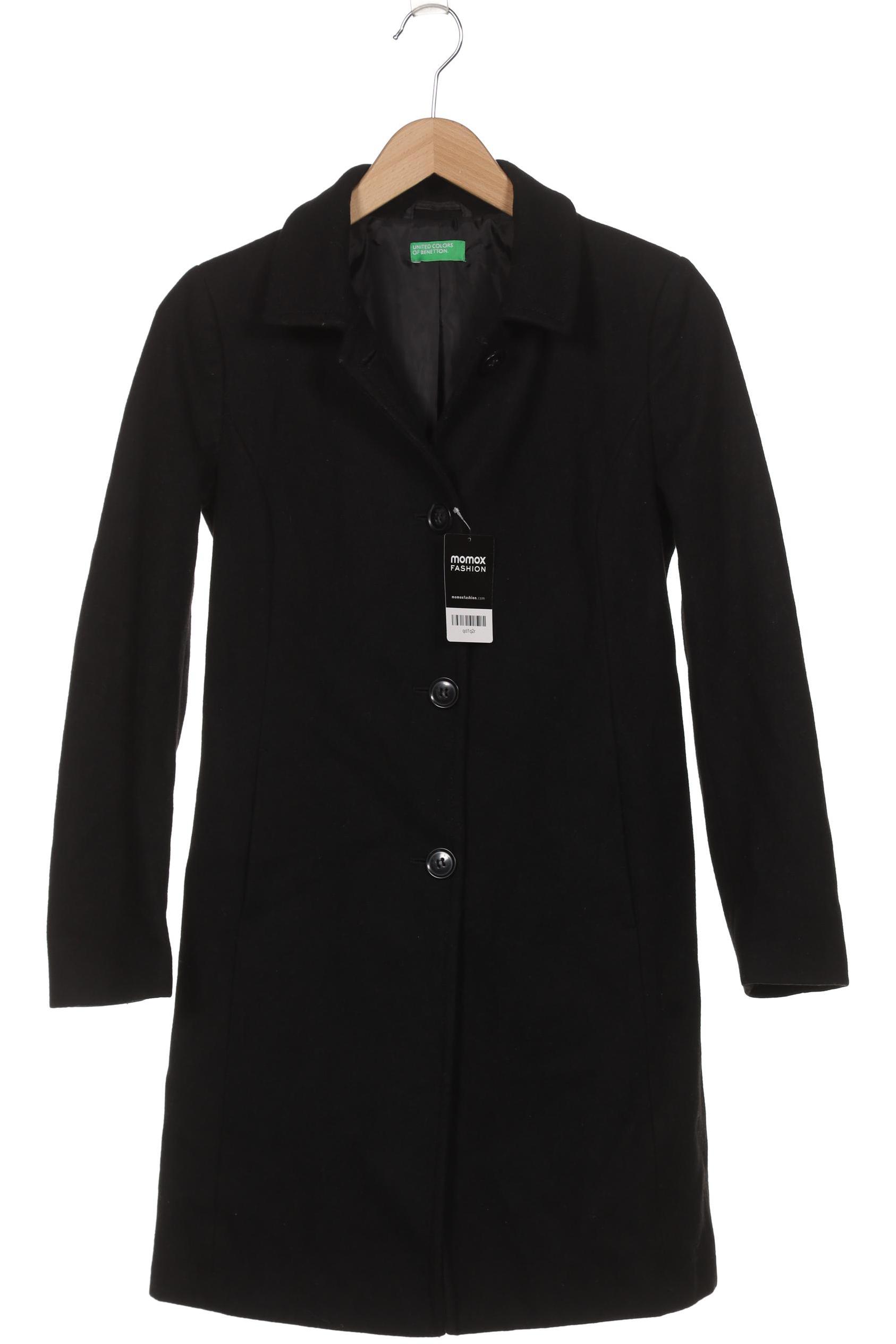 

United Colors OF Benetton Damen Mantel, schwarz, Gr. 36