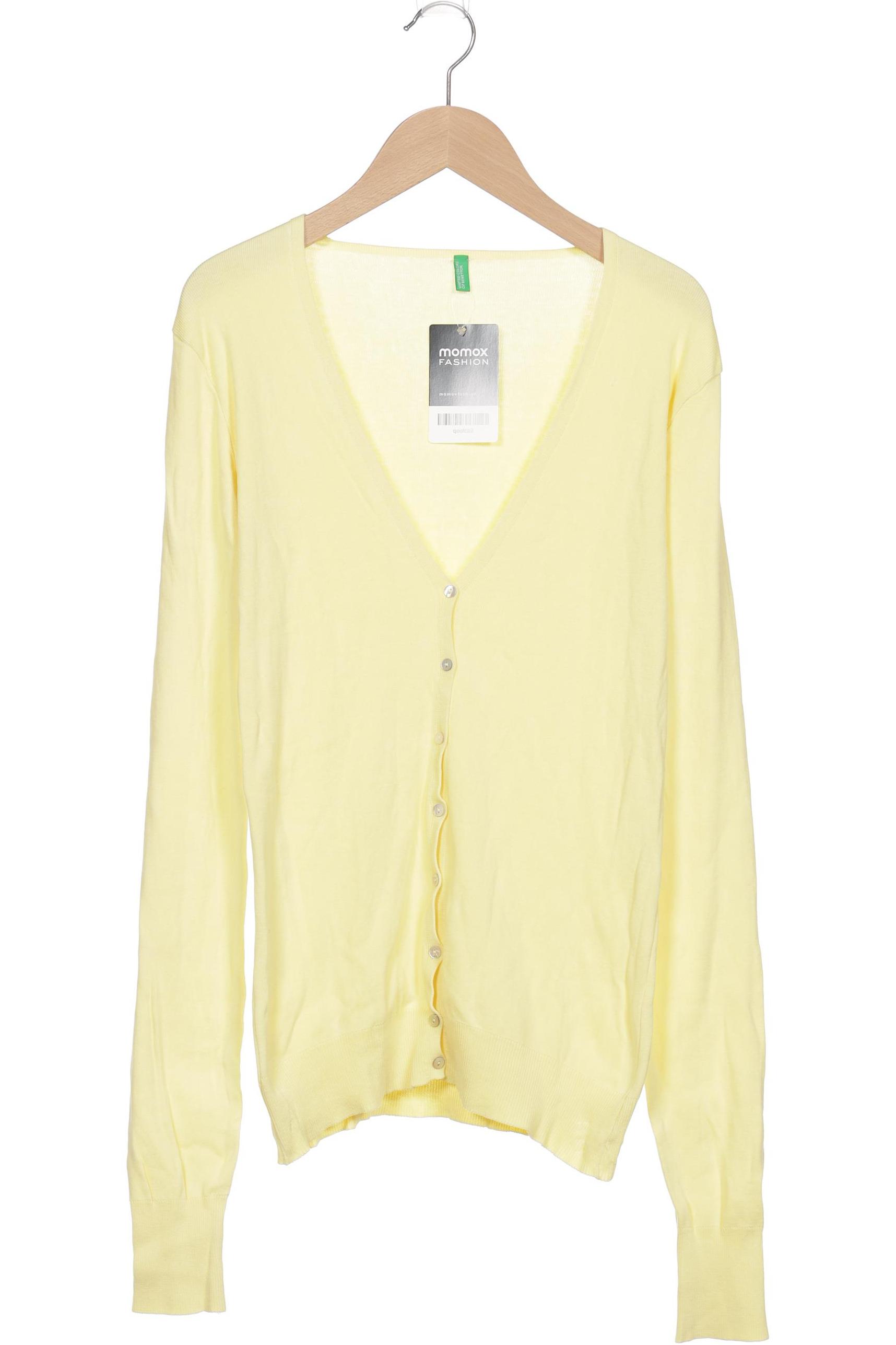

United Colors OF Benetton Damen Strickjacke, gelb, Gr. 38