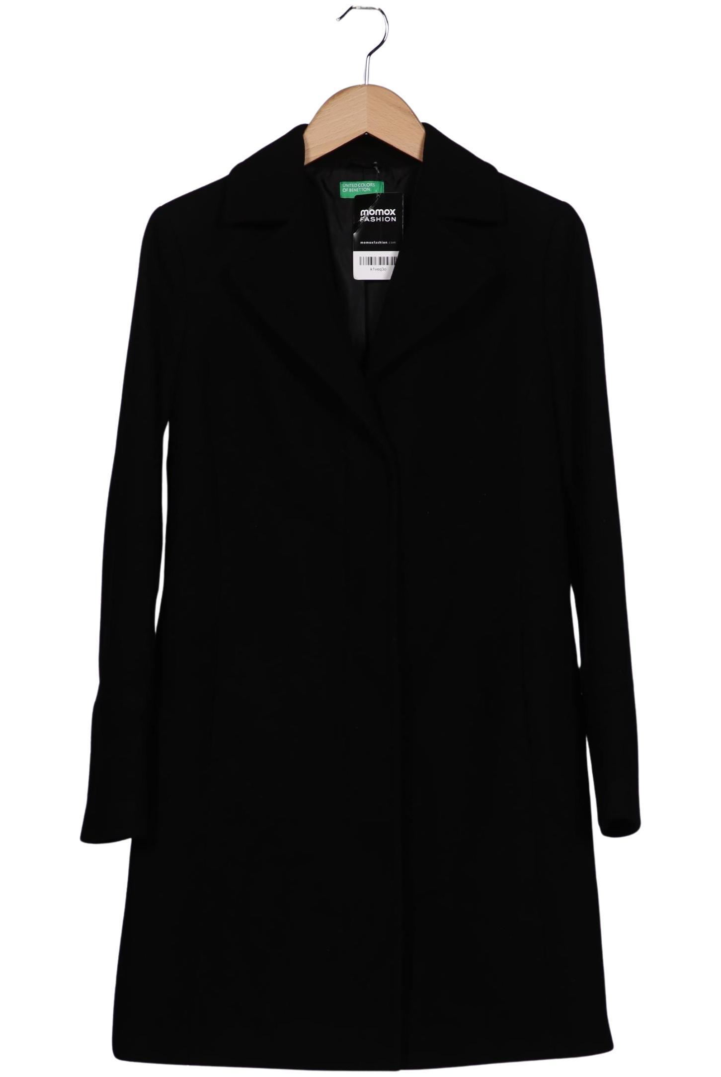 

United Colors OF Benetton Damen Mantel, schwarz, Gr. 36