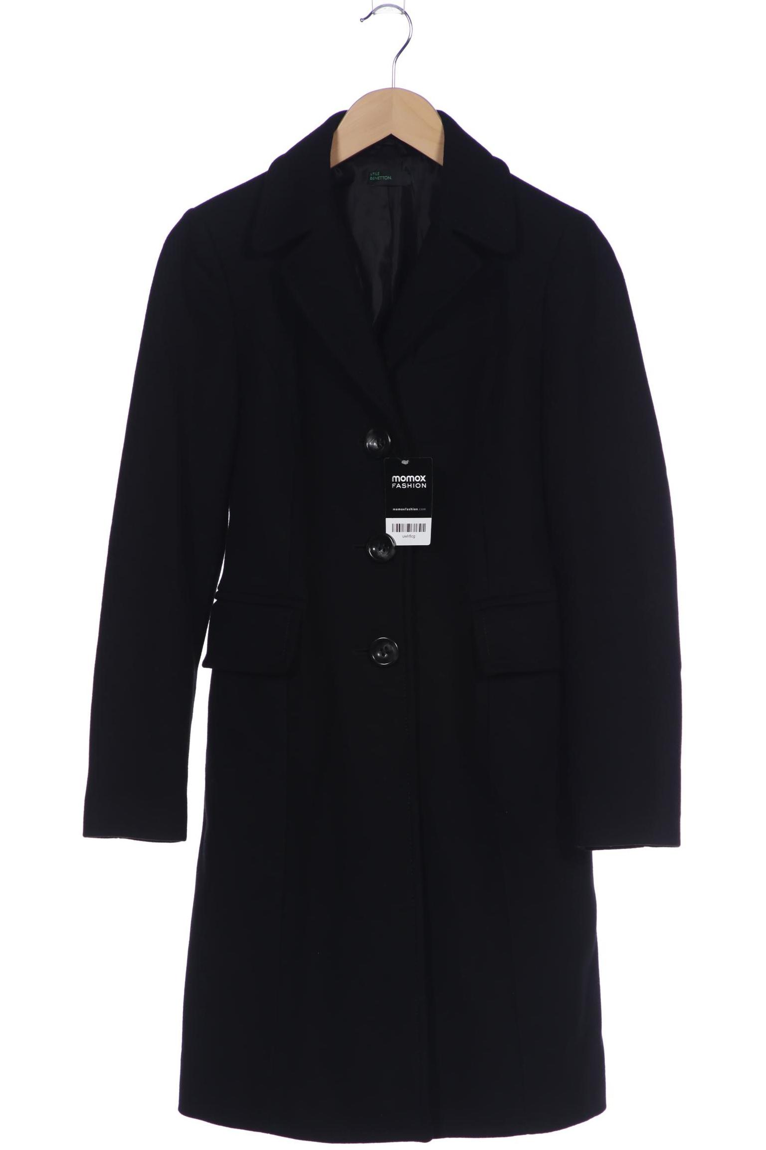 

United Colors OF Benetton Damen Mantel, schwarz, Gr. 40