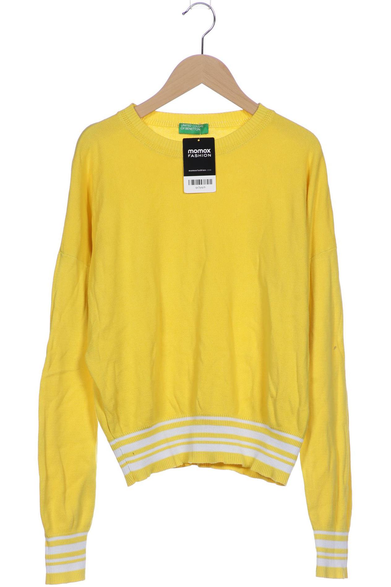 

United Colors OF Benetton Damen Pullover, gelb, Gr. 42