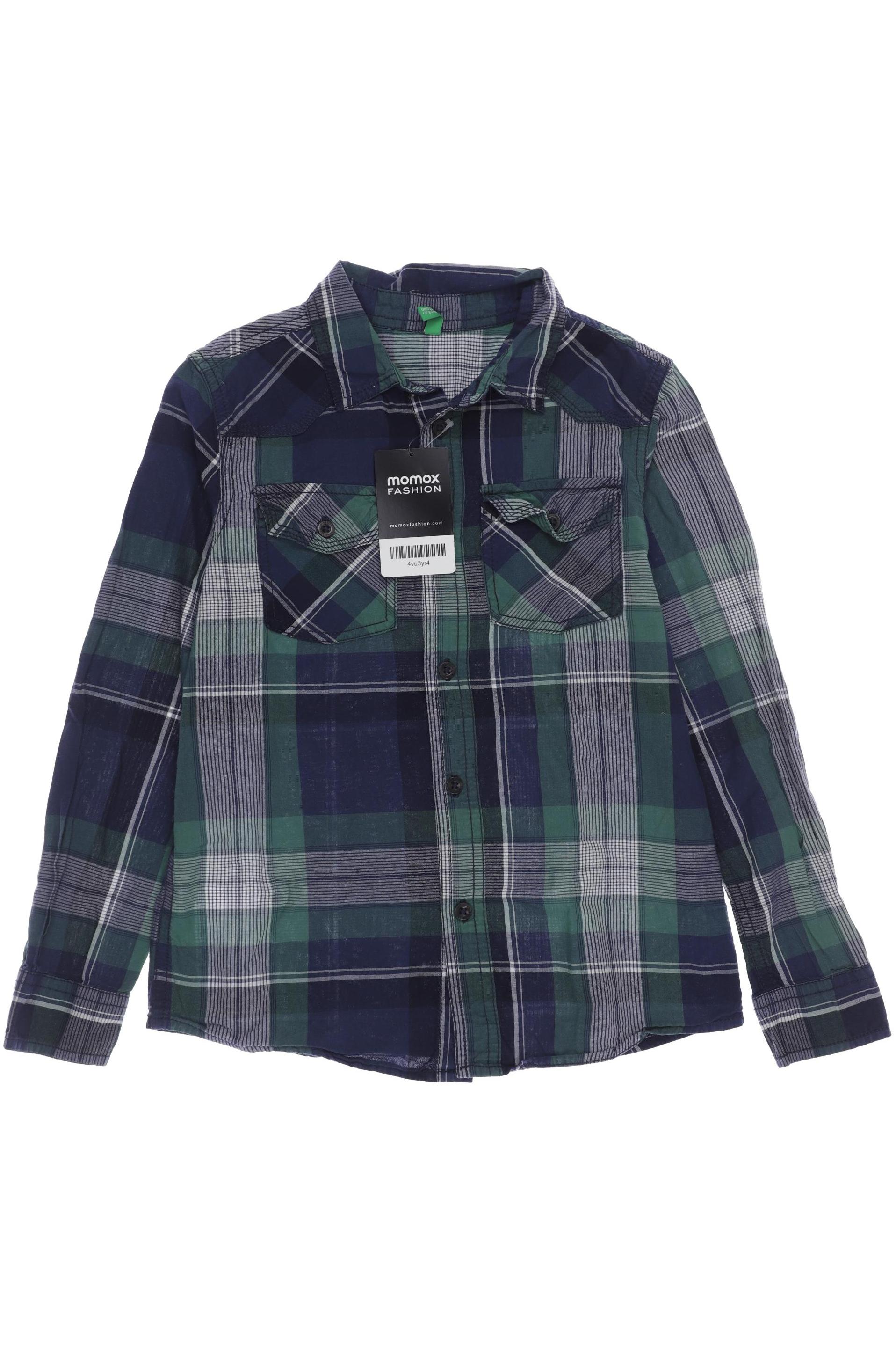 

United Colors OF Benetton Herren Hemd, marineblau, Gr. 146
