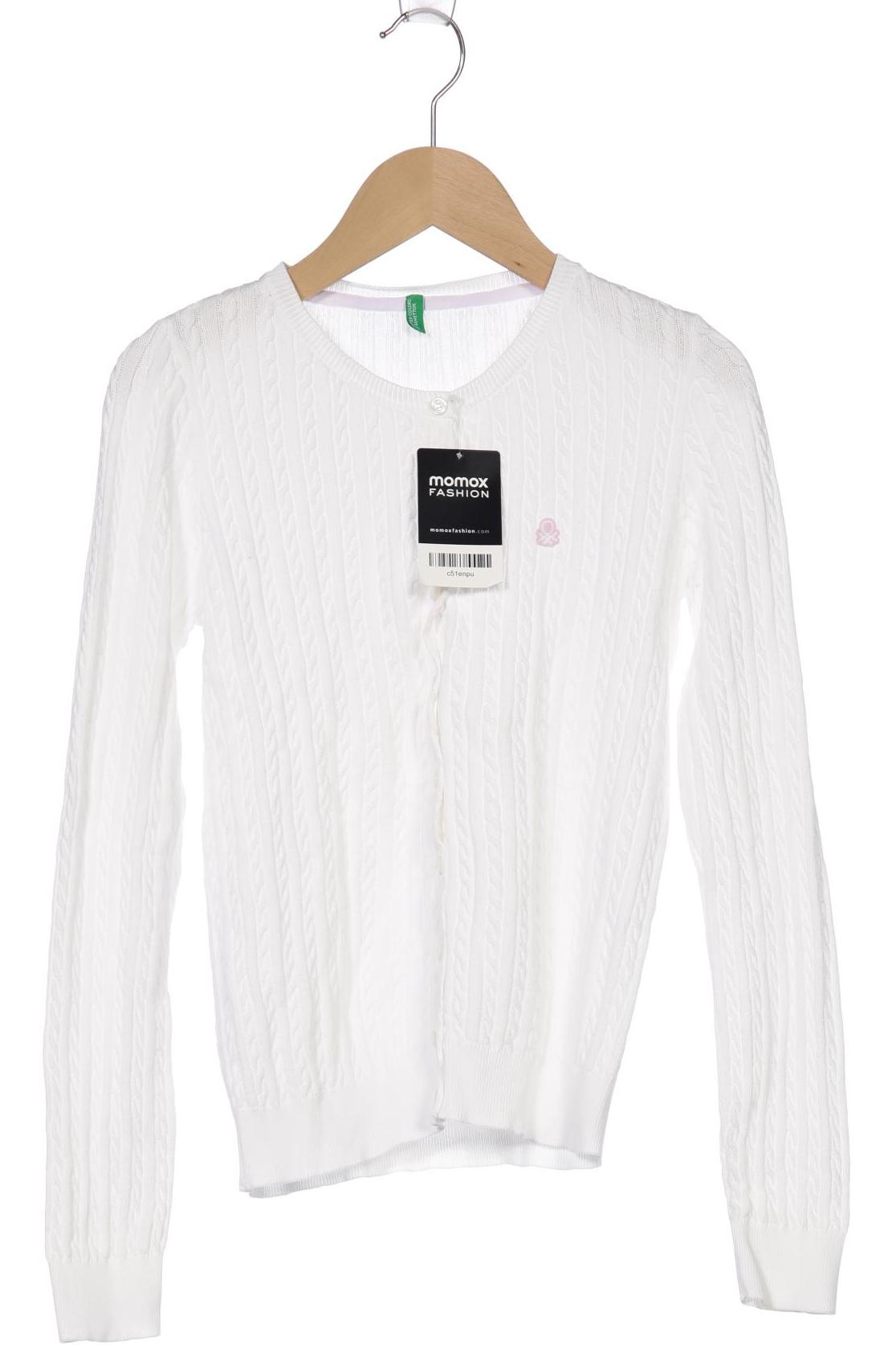 

United Colors OF Benetton Damen Strickjacke, weiß, Gr. 34