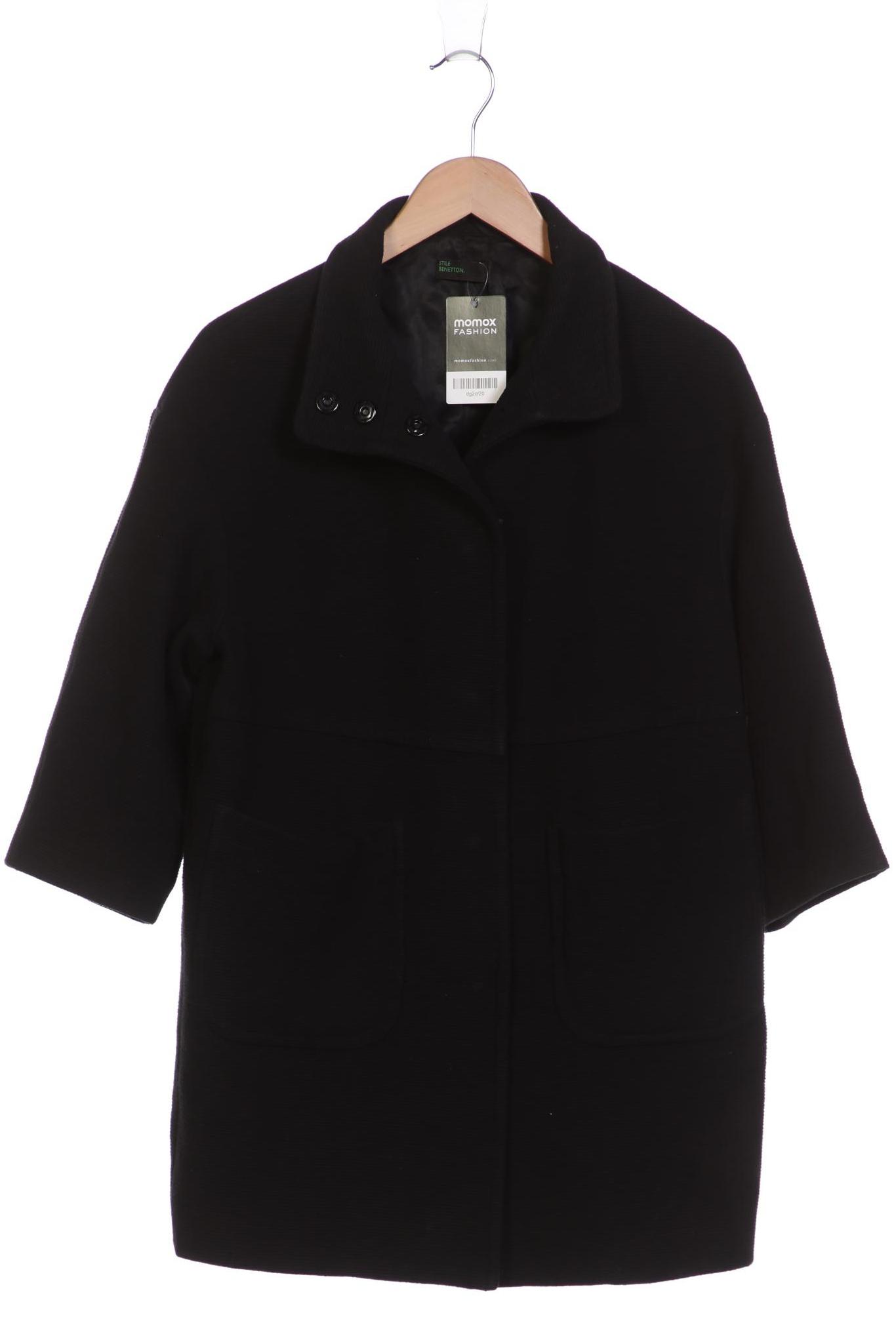 

United Colors OF Benetton Damen Mantel, schwarz, Gr. 32