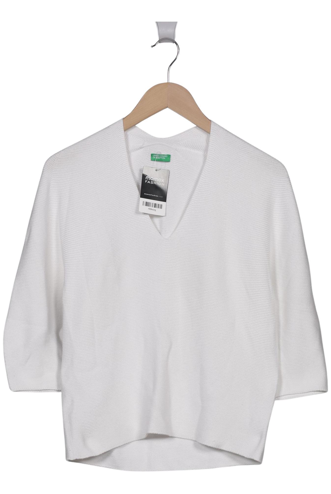 

United Colors OF Benetton Damen Pullover, weiß, Gr. 34