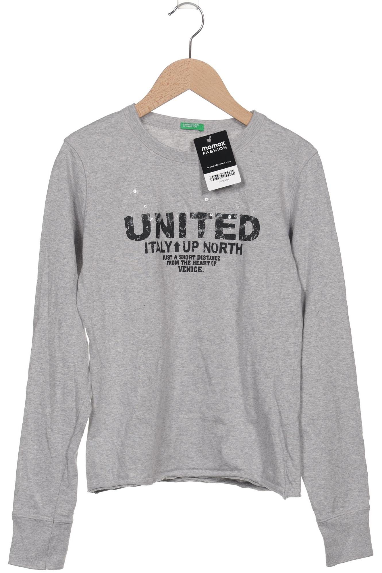 

United Colors OF Benetton Damen Langarmshirt, grau, Gr. 36