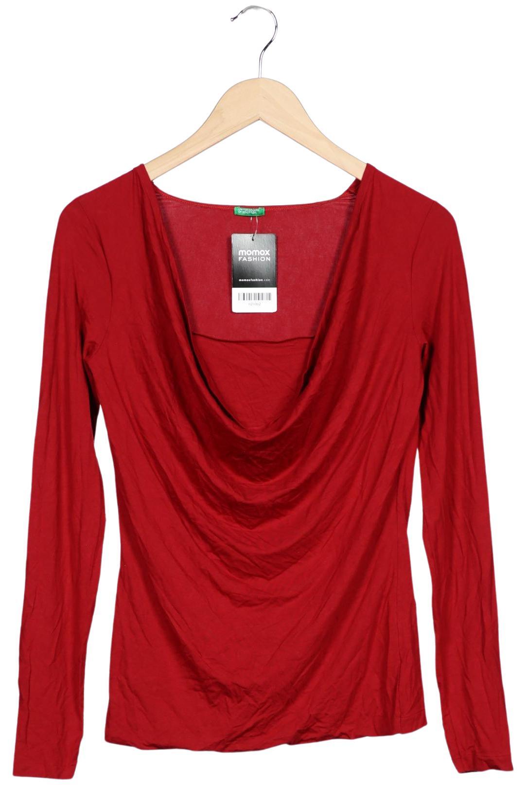 

United Colors OF Benetton Damen Langarmshirt, rot, Gr. 38