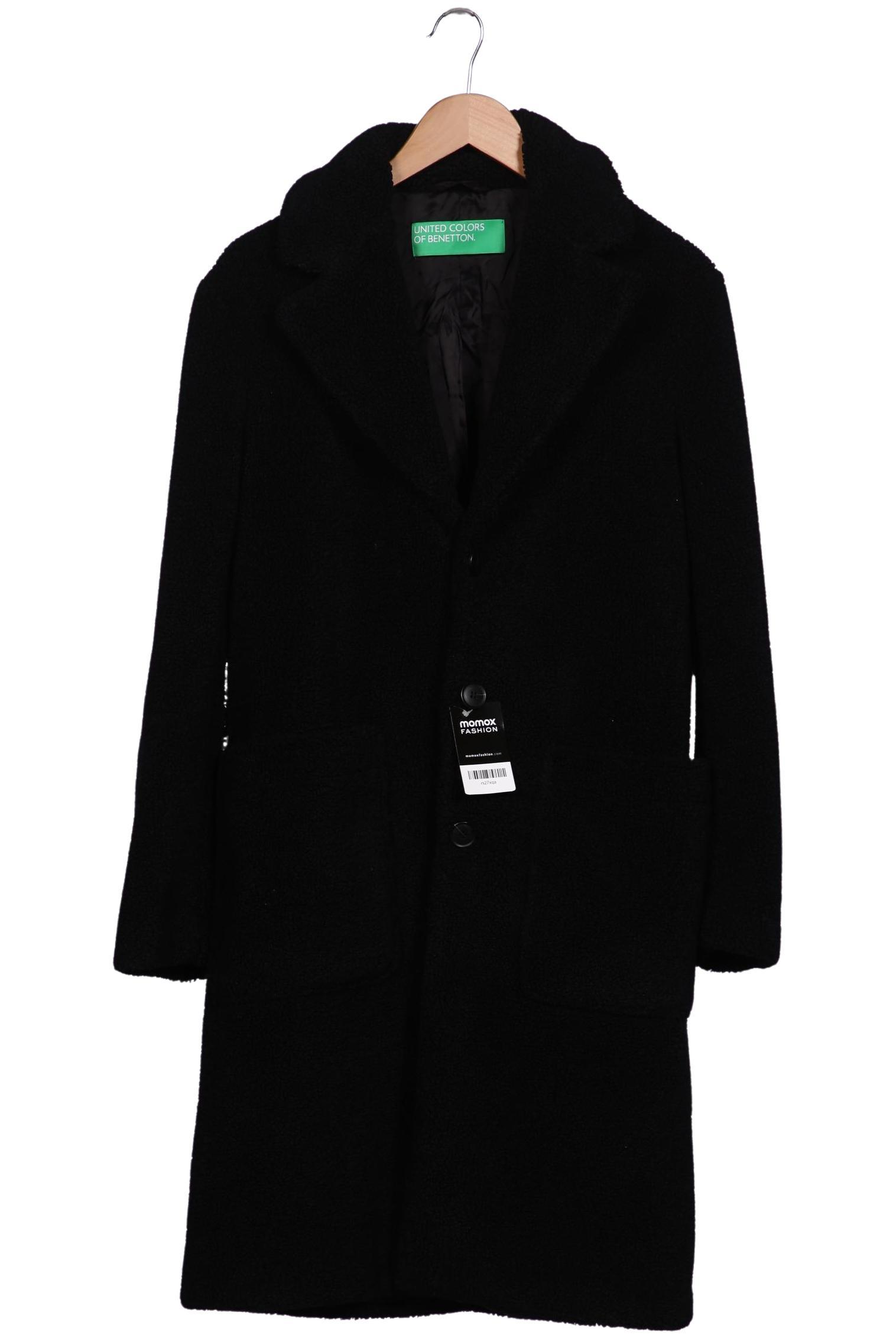 

United Colors OF Benetton Damen Mantel, schwarz, Gr. 36