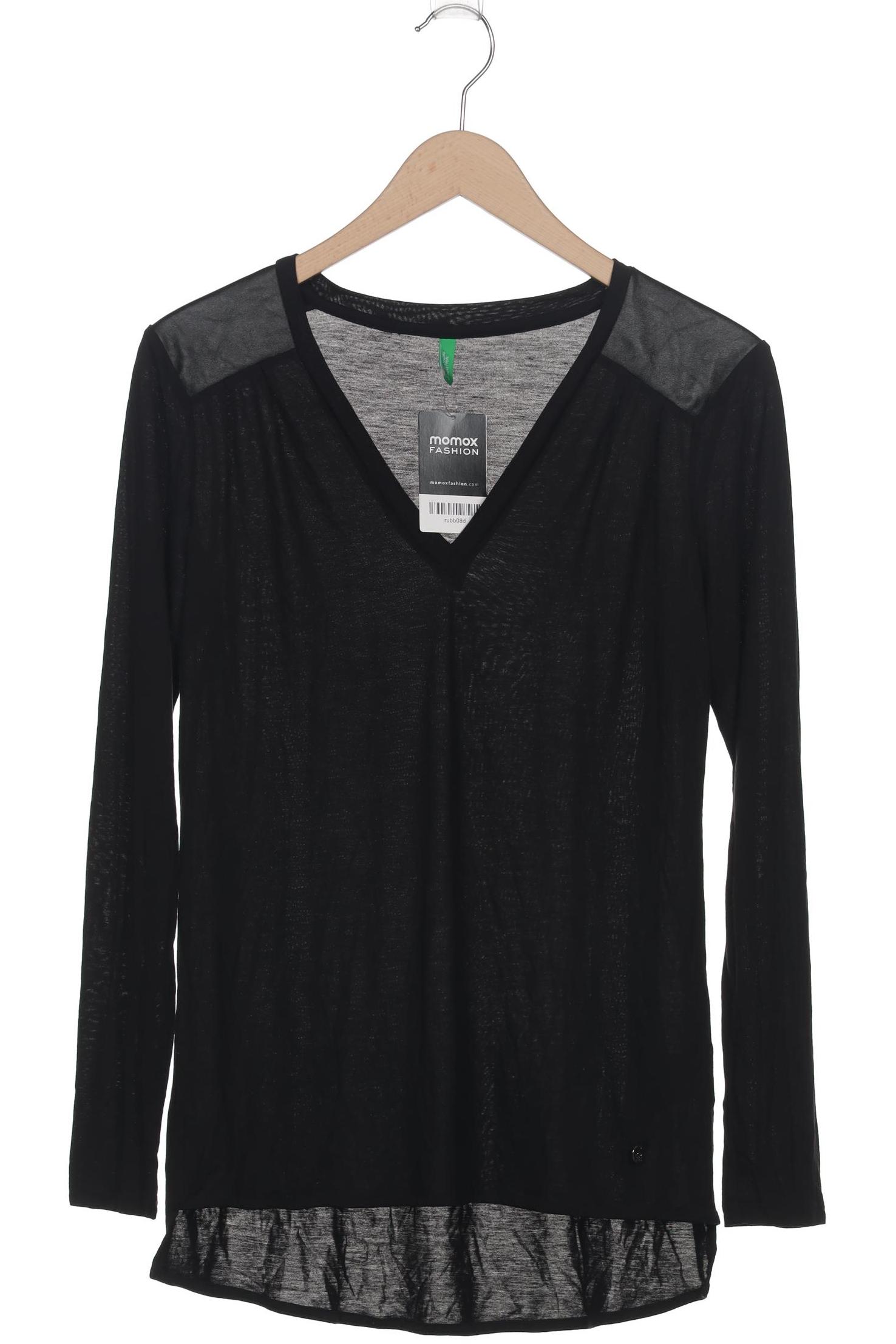 

United Colors OF Benetton Damen Langarmshirt, schwarz, Gr. 38