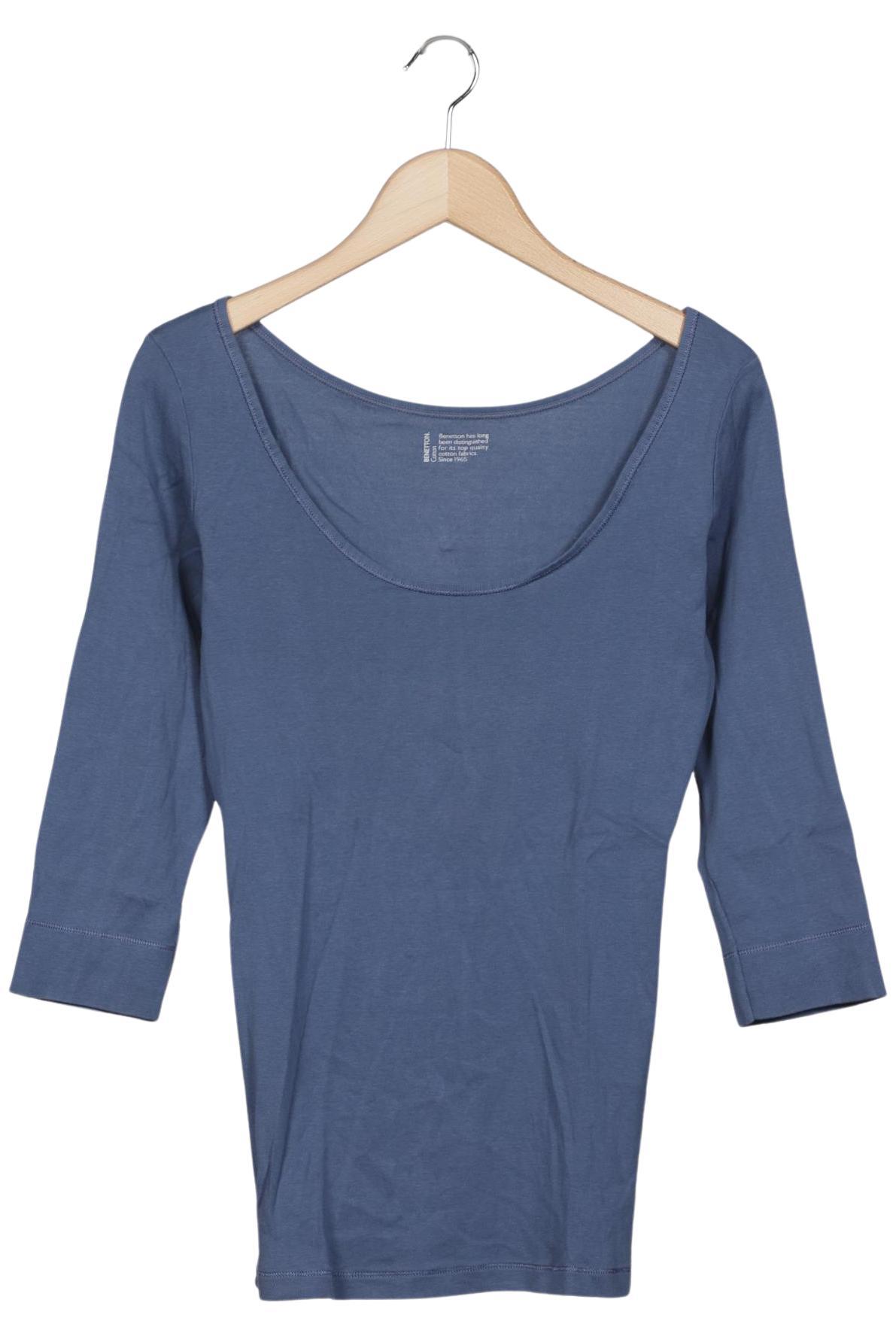 

United Colors OF Benetton Damen Langarmshirt, blau, Gr. 42