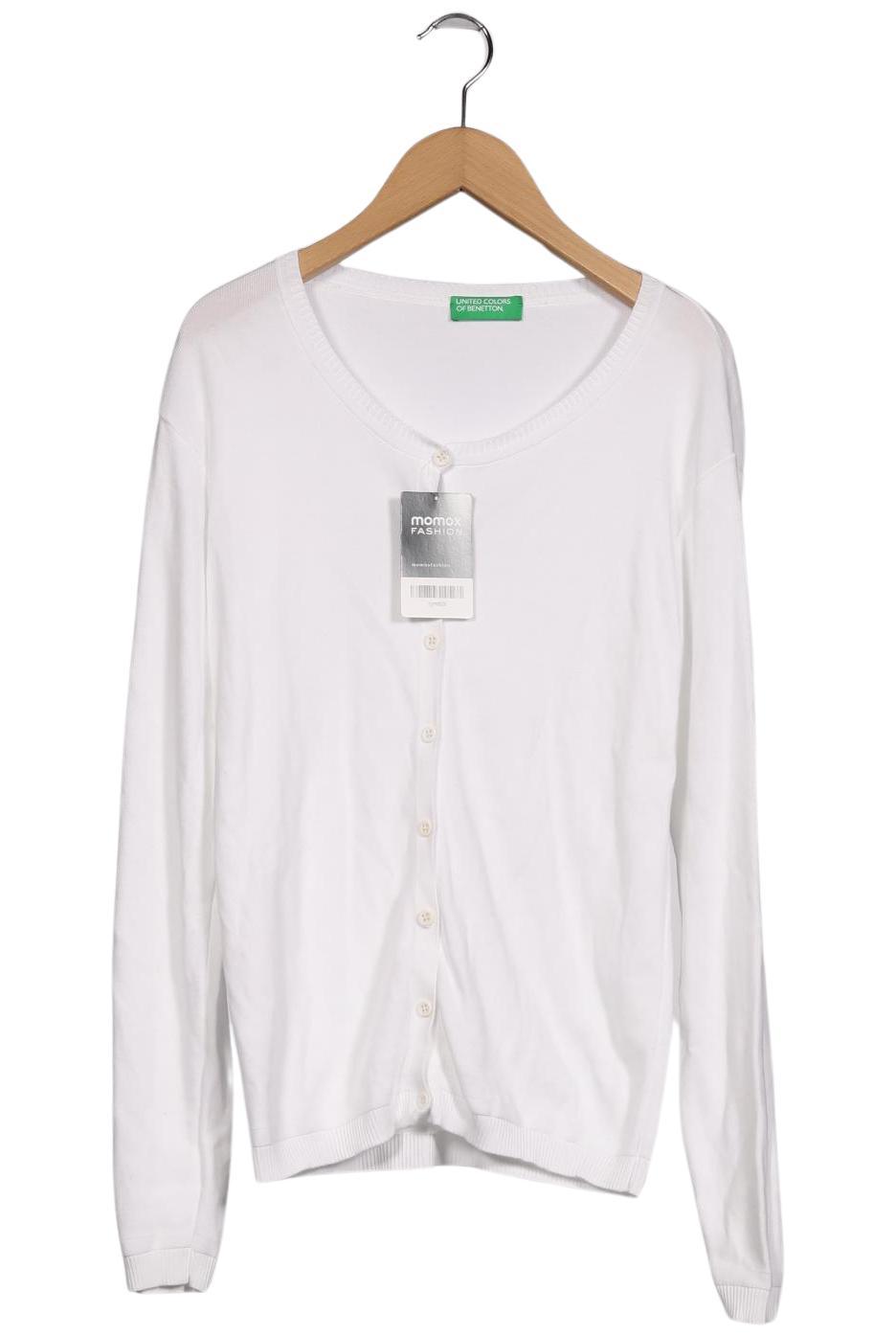 

United Colors OF Benetton Damen Strickjacke, weiß, Gr. 38