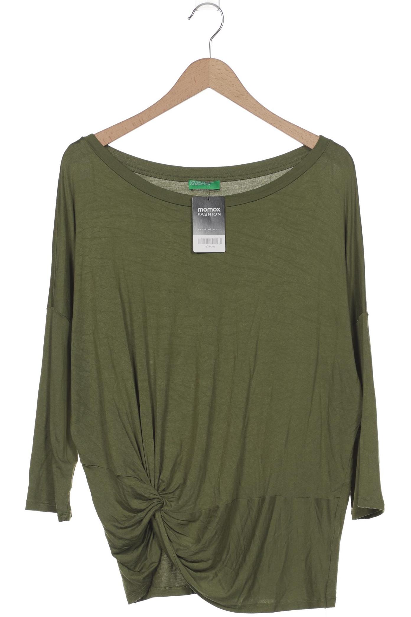 

United Colors OF Benetton Damen Langarmshirt, grün, Gr. 38