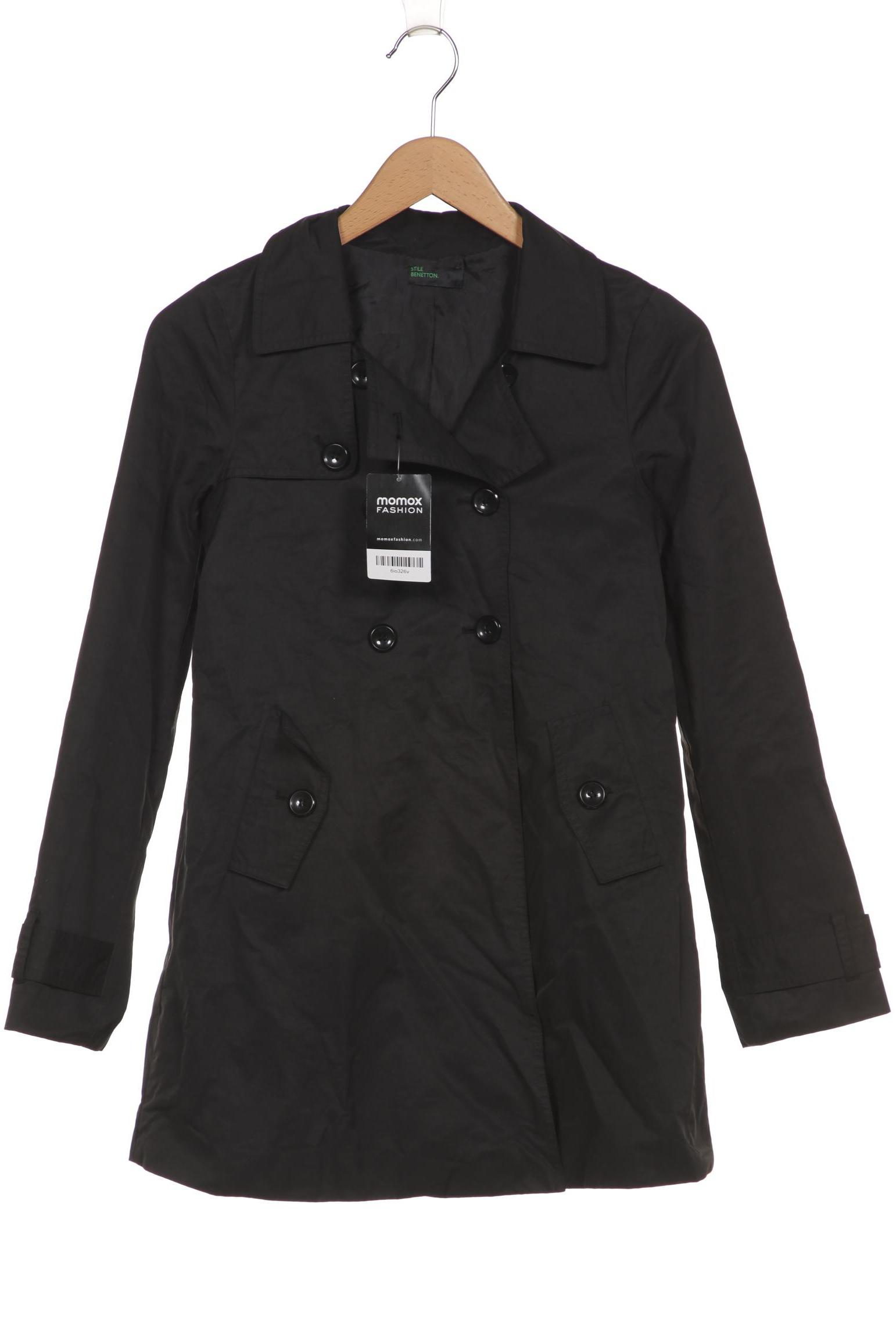 

United Colors OF Benetton Damen Mantel, schwarz, Gr. 38