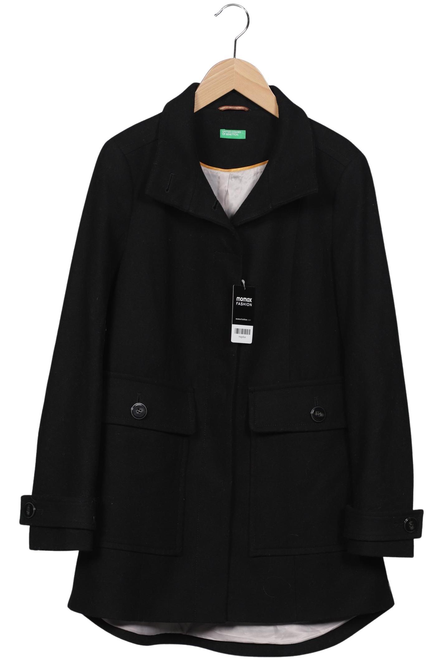 

United Colors OF Benetton Damen Mantel, schwarz, Gr. 36