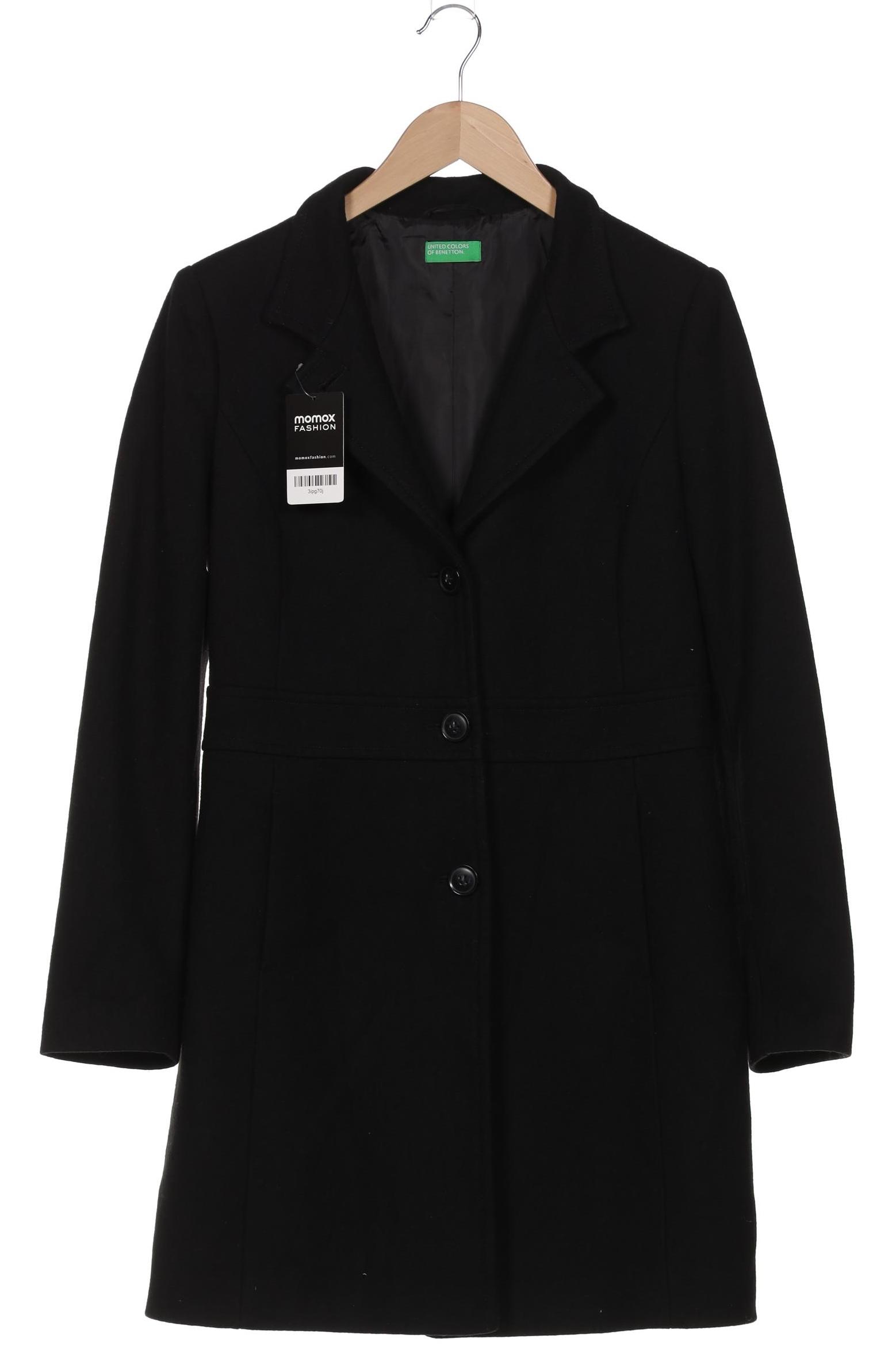 

United Colors OF Benetton Damen Mantel, schwarz, Gr. 44